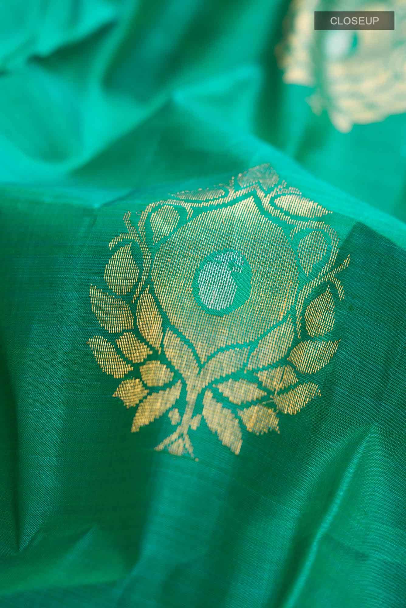 Green Kanchipuram Silk Saree