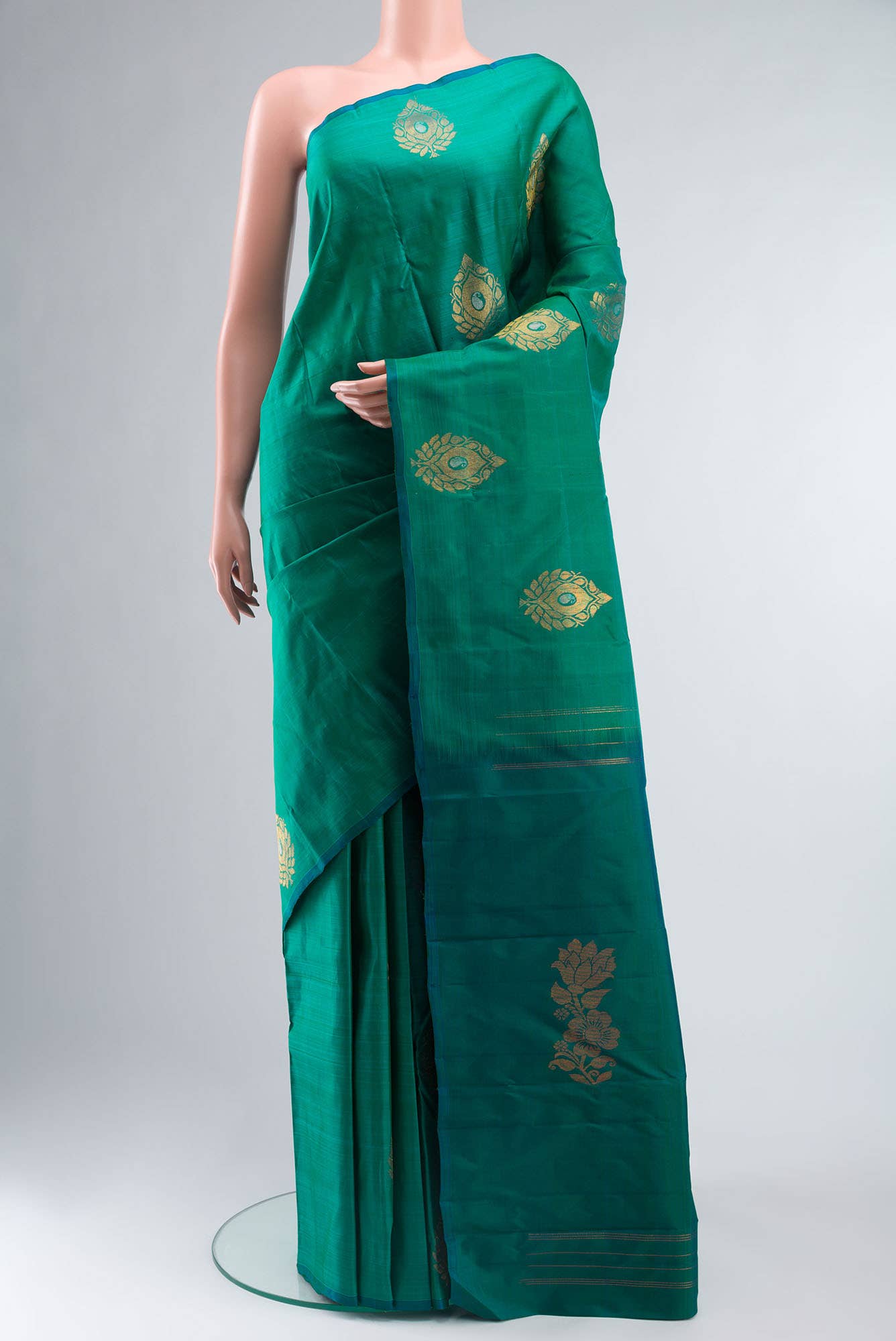 Green Kanchipuram Silk Saree