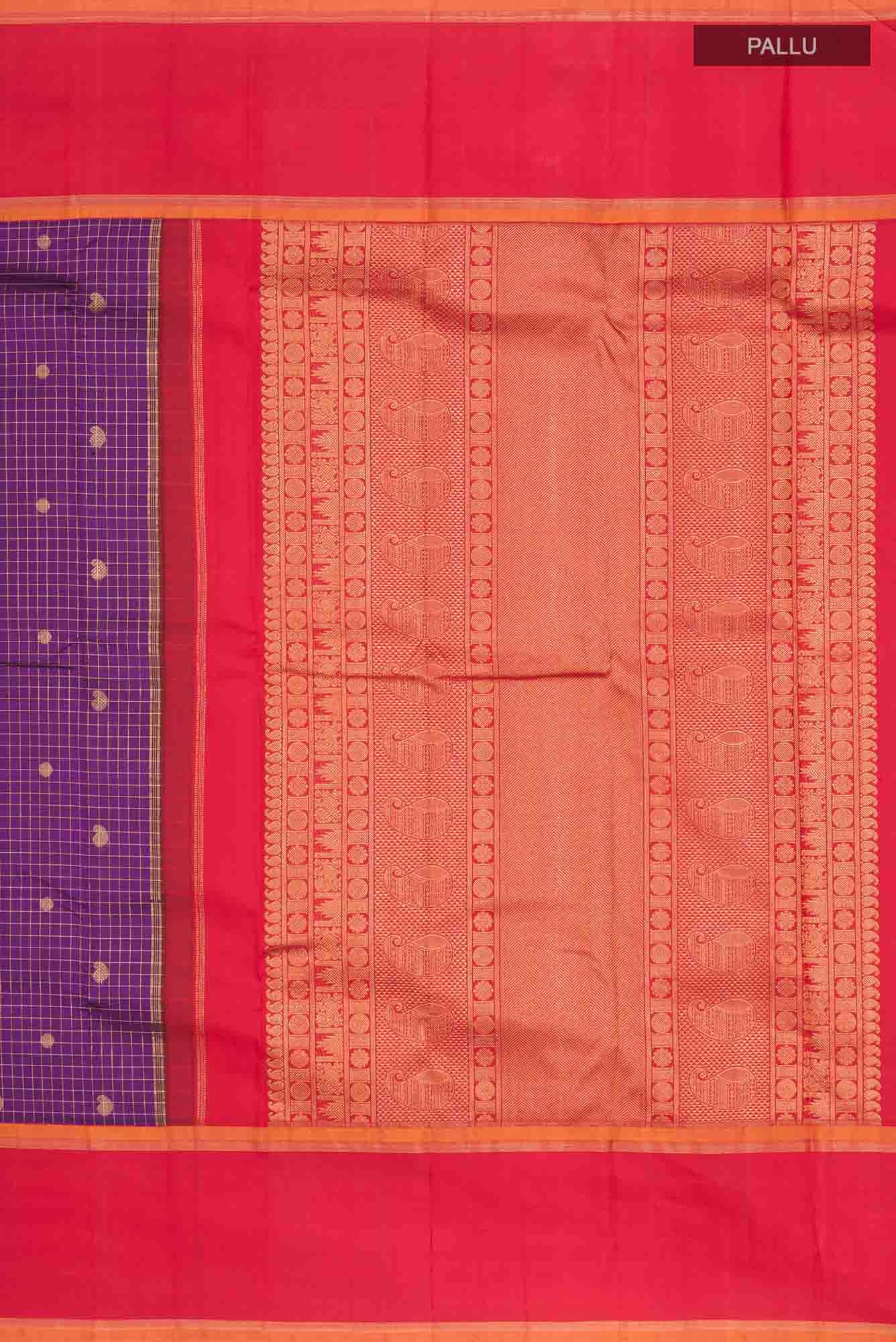 Blue Kanchipuram Silk Saree