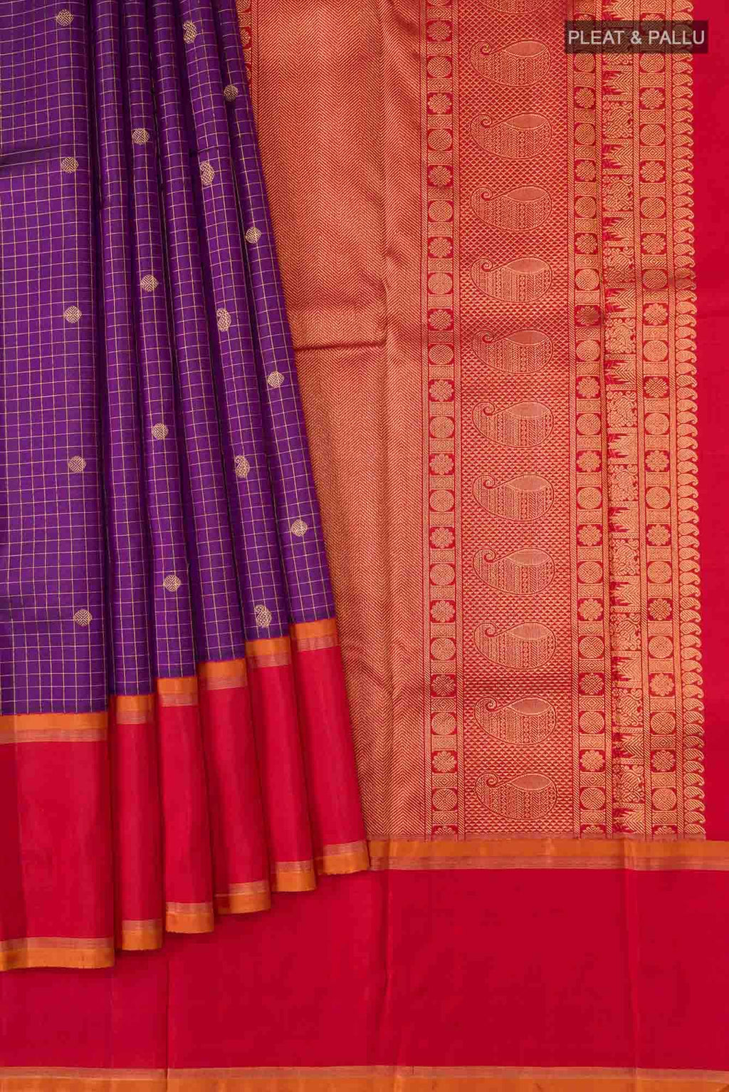 Blue Kanchipuram Silk Saree