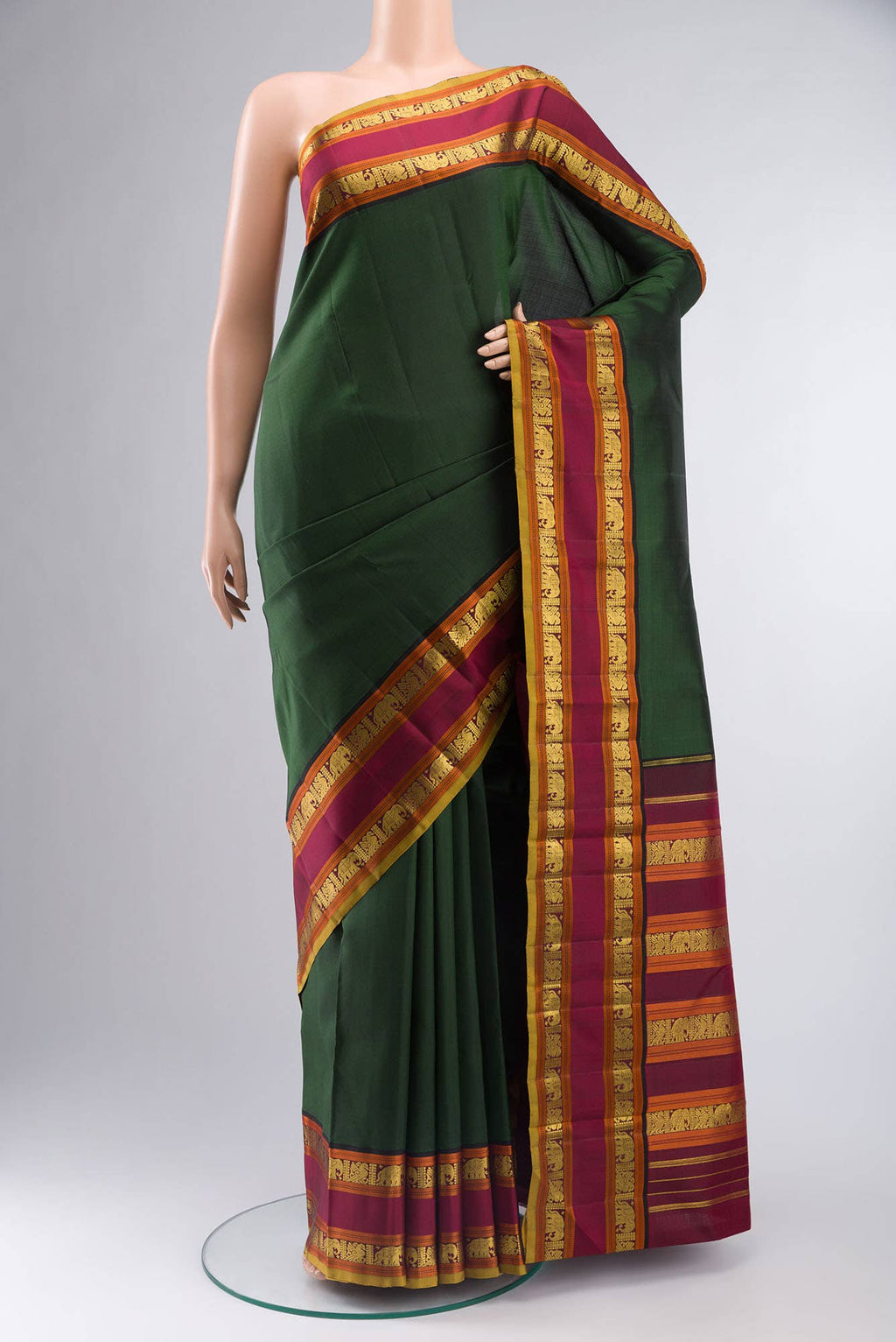 Green Kanchipuram Silk Saree