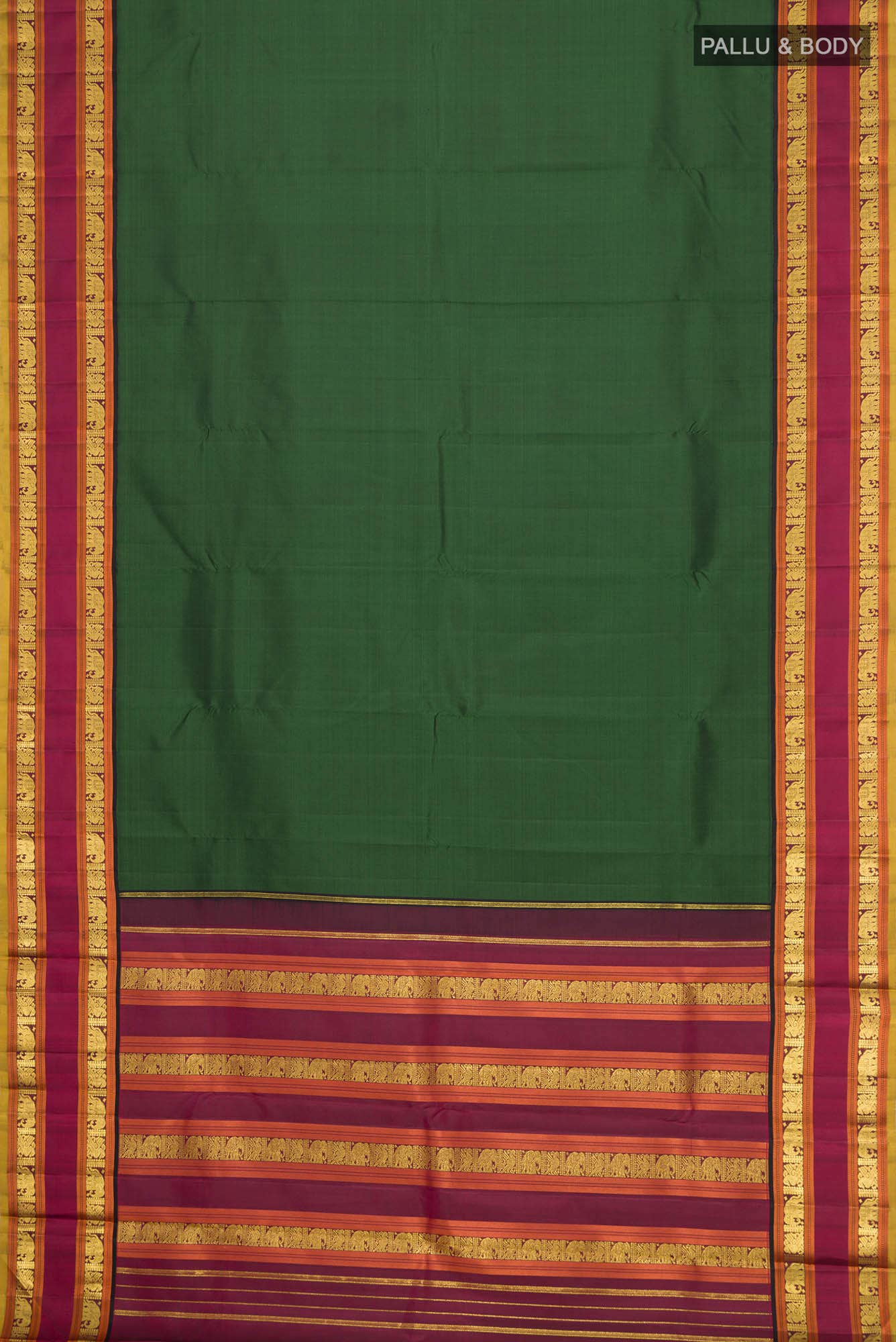 Green Kanchipuram Silk Saree