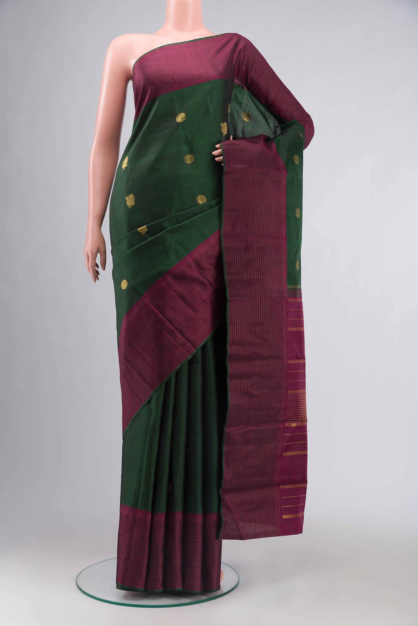 Green Kanchipuram Silk Saree