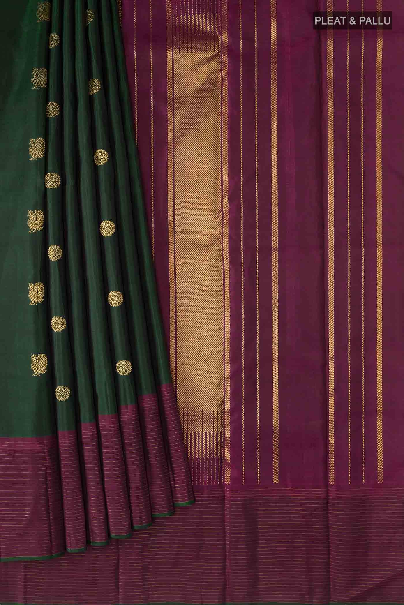 Green Kanchipuram Silk Saree