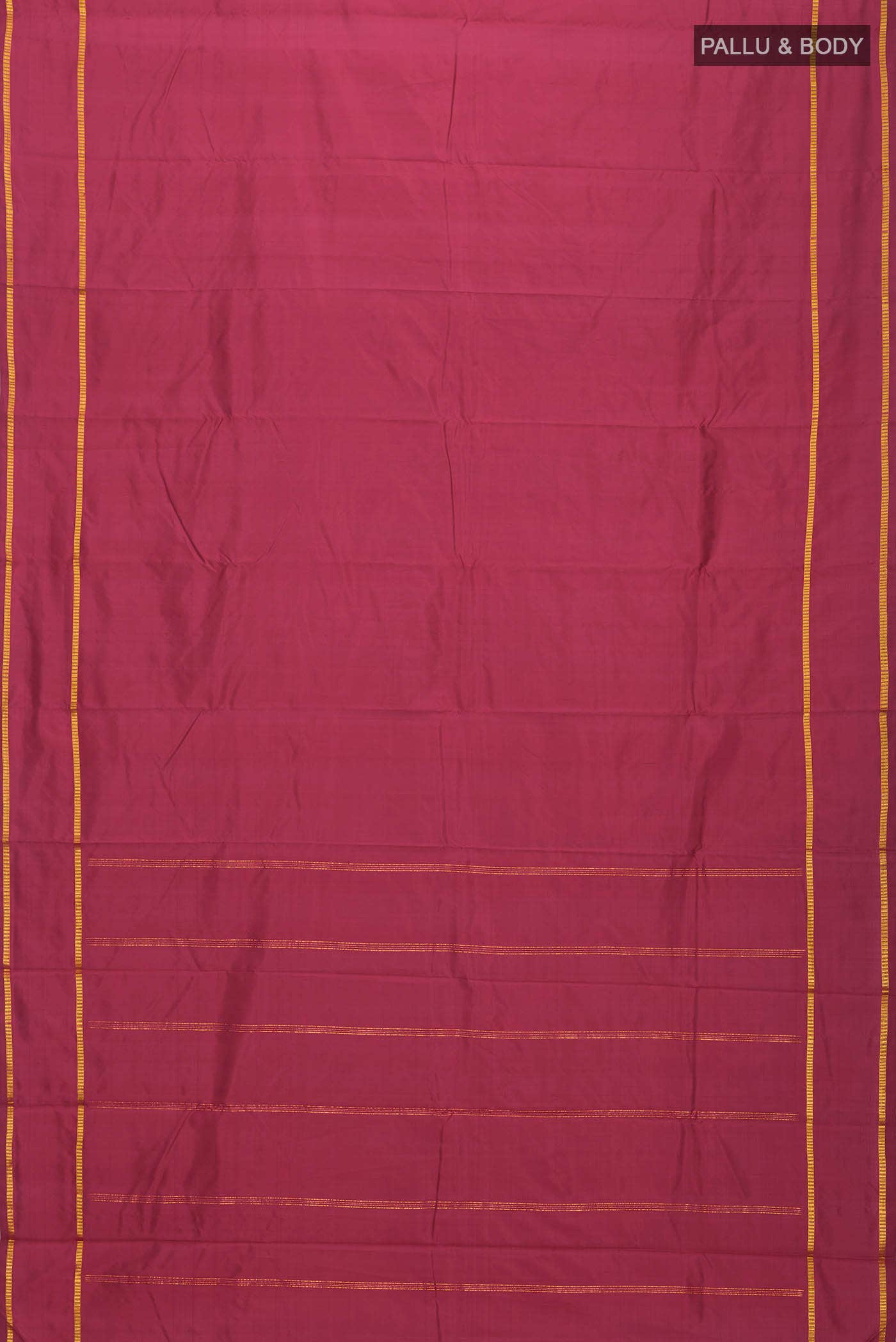 Maroon Kanchipuram Silk Saree