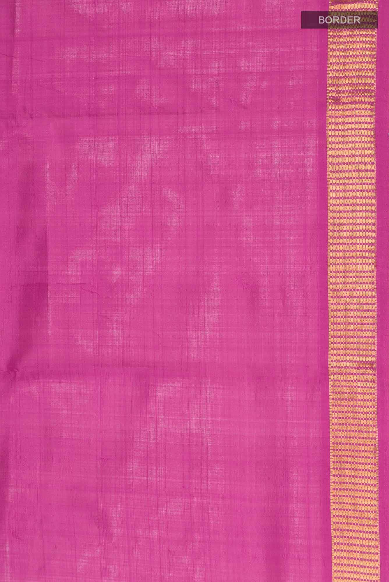 Pink Kanchipuram Silk Saree