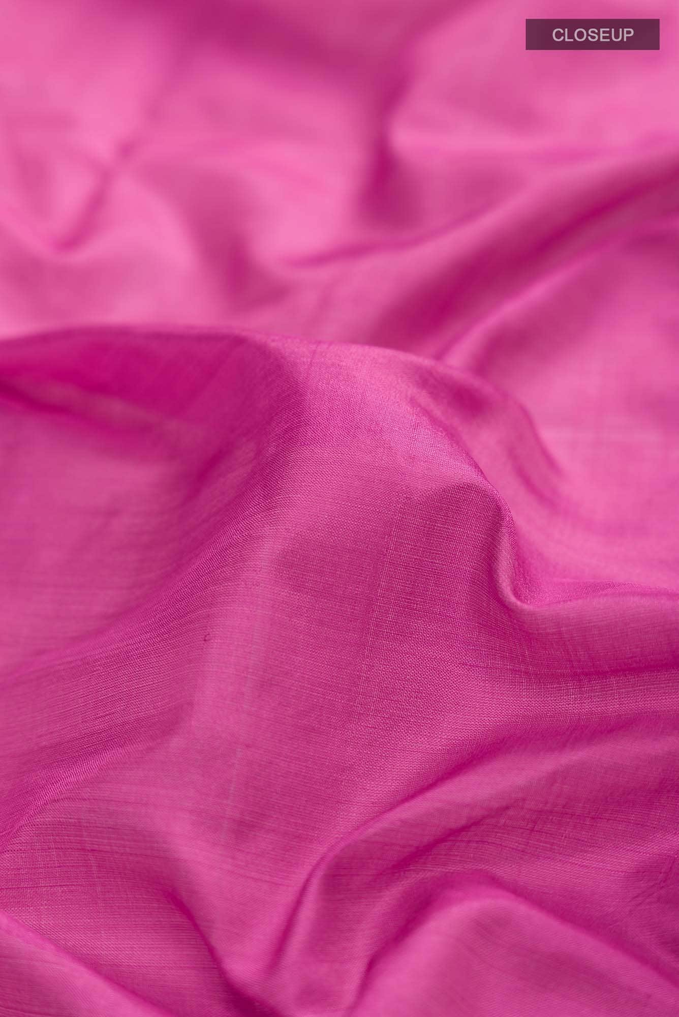 Pink Kanchipuram Silk Saree