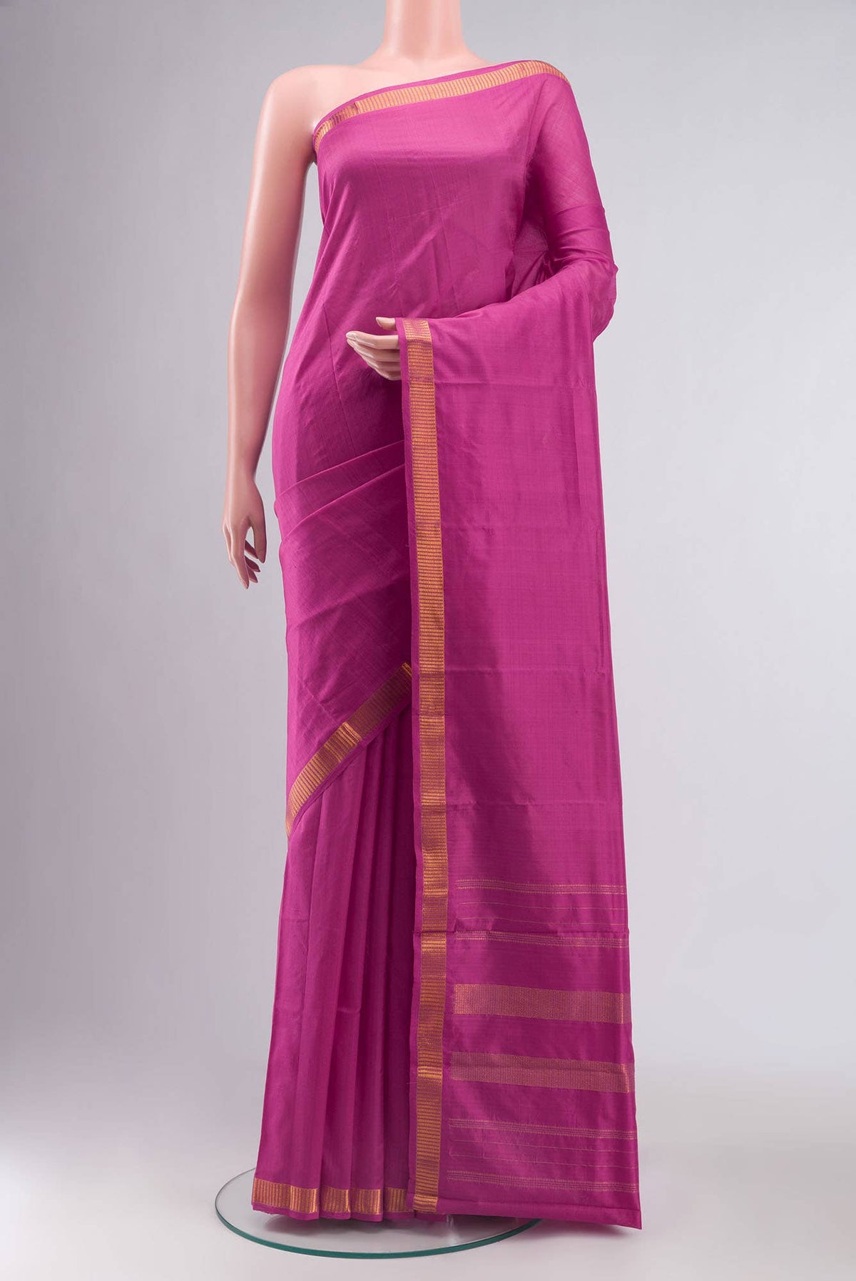 Pink Kanjivaram Silk Saree