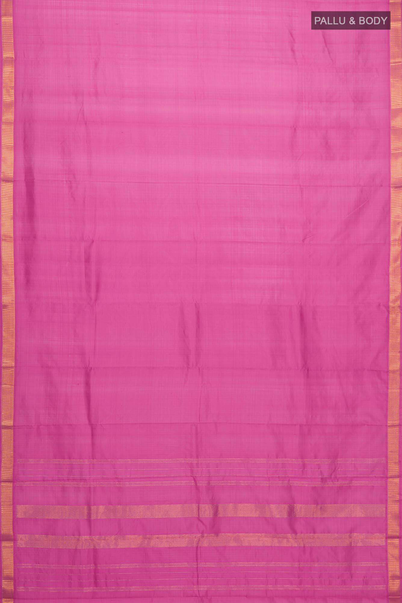 Pink Kanchipuram Silk Saree