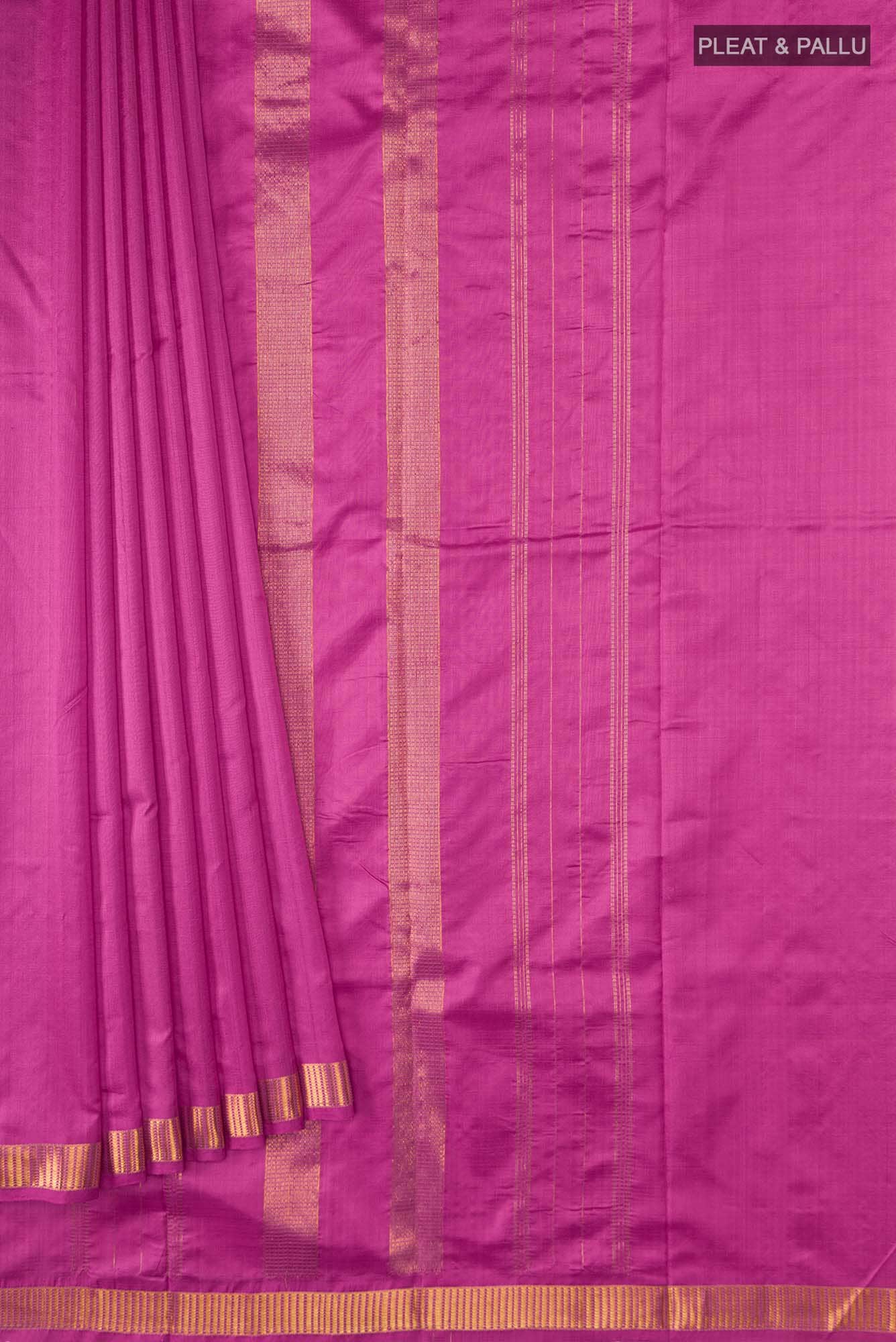 Pink Kanchipuram Silk Saree