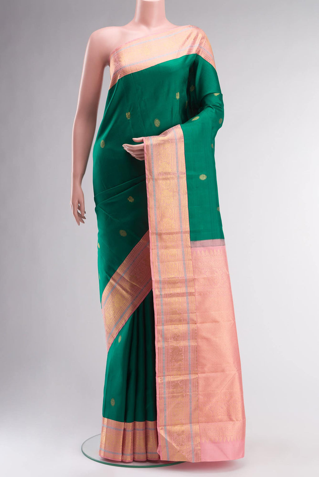 Green Kanchipuram Silk Saree