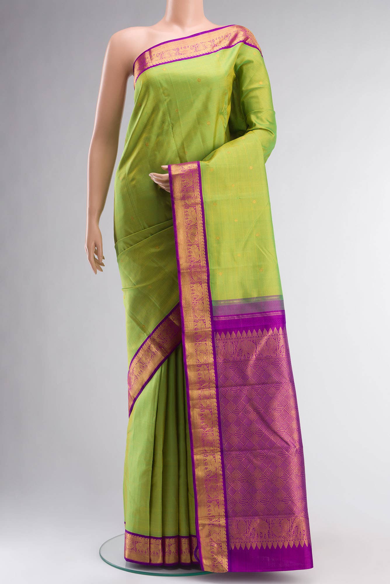 Green Kanchipuram Silk Saree