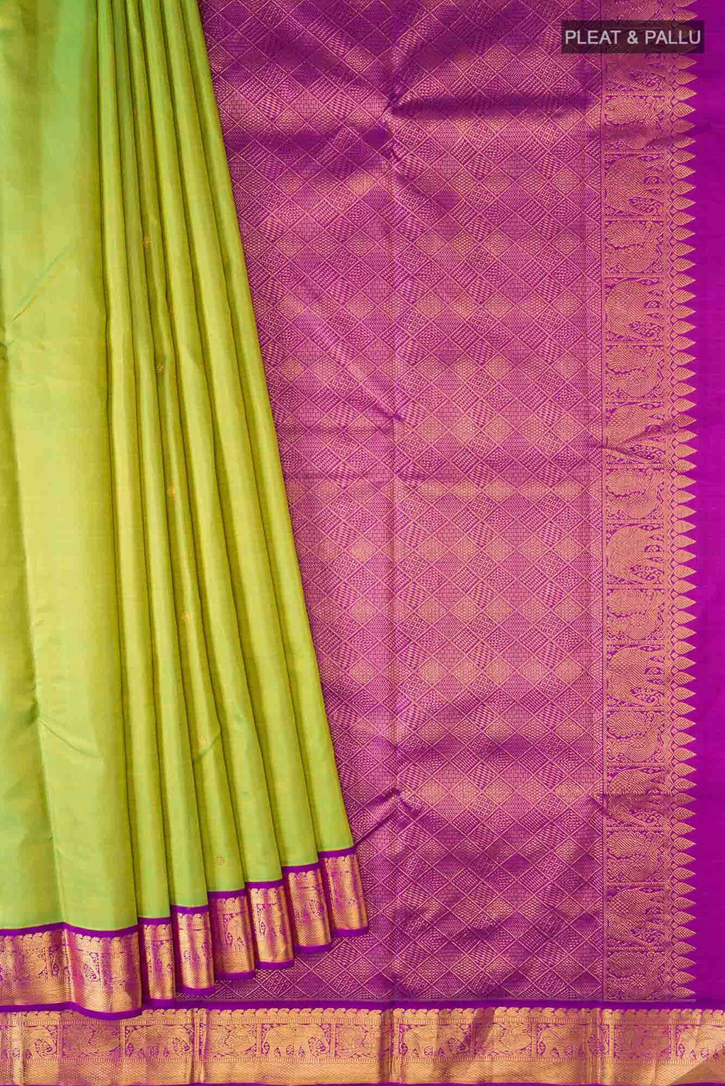 Green Kanchipuram Silk Saree