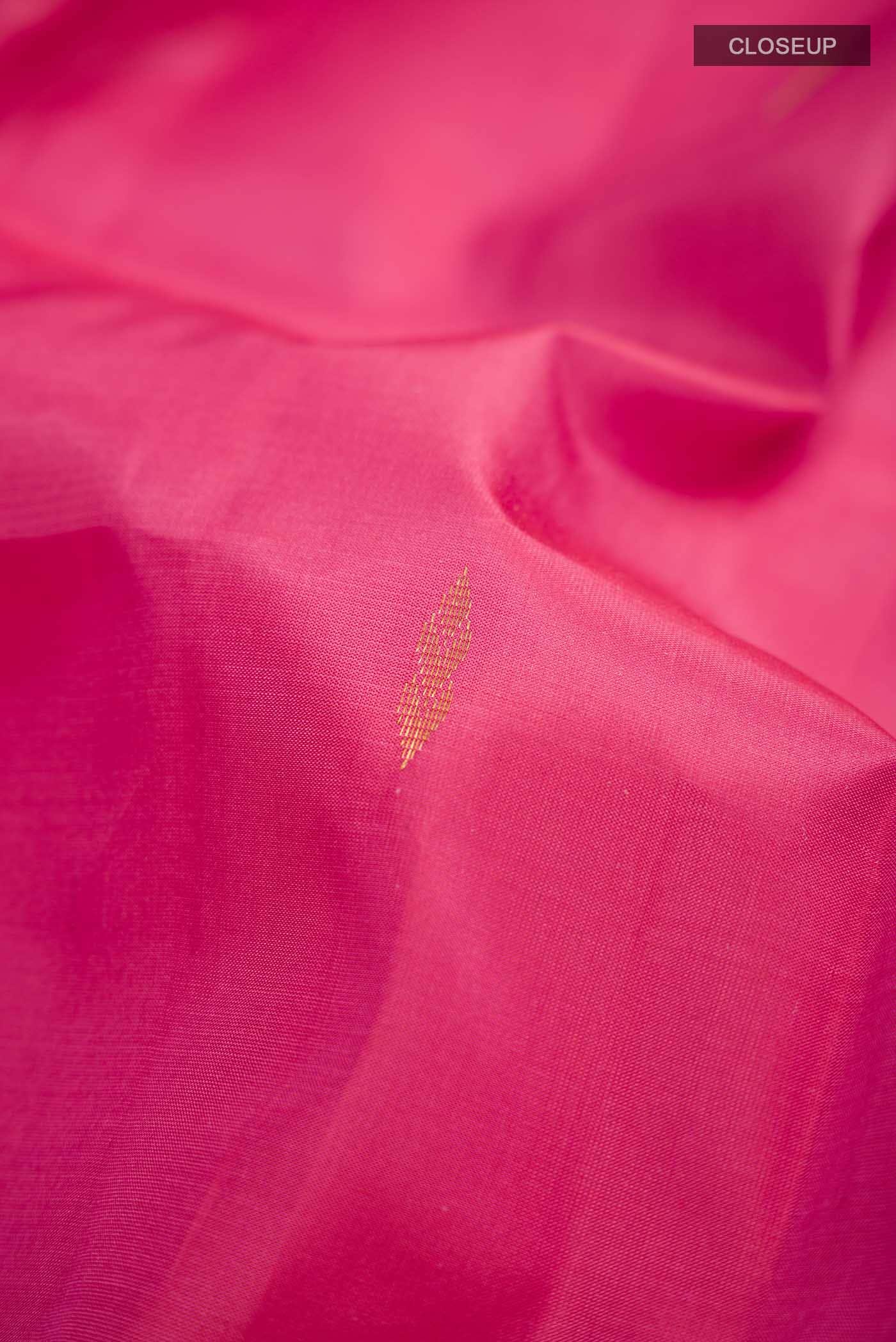 Coral Kanchipuram Silk Saree