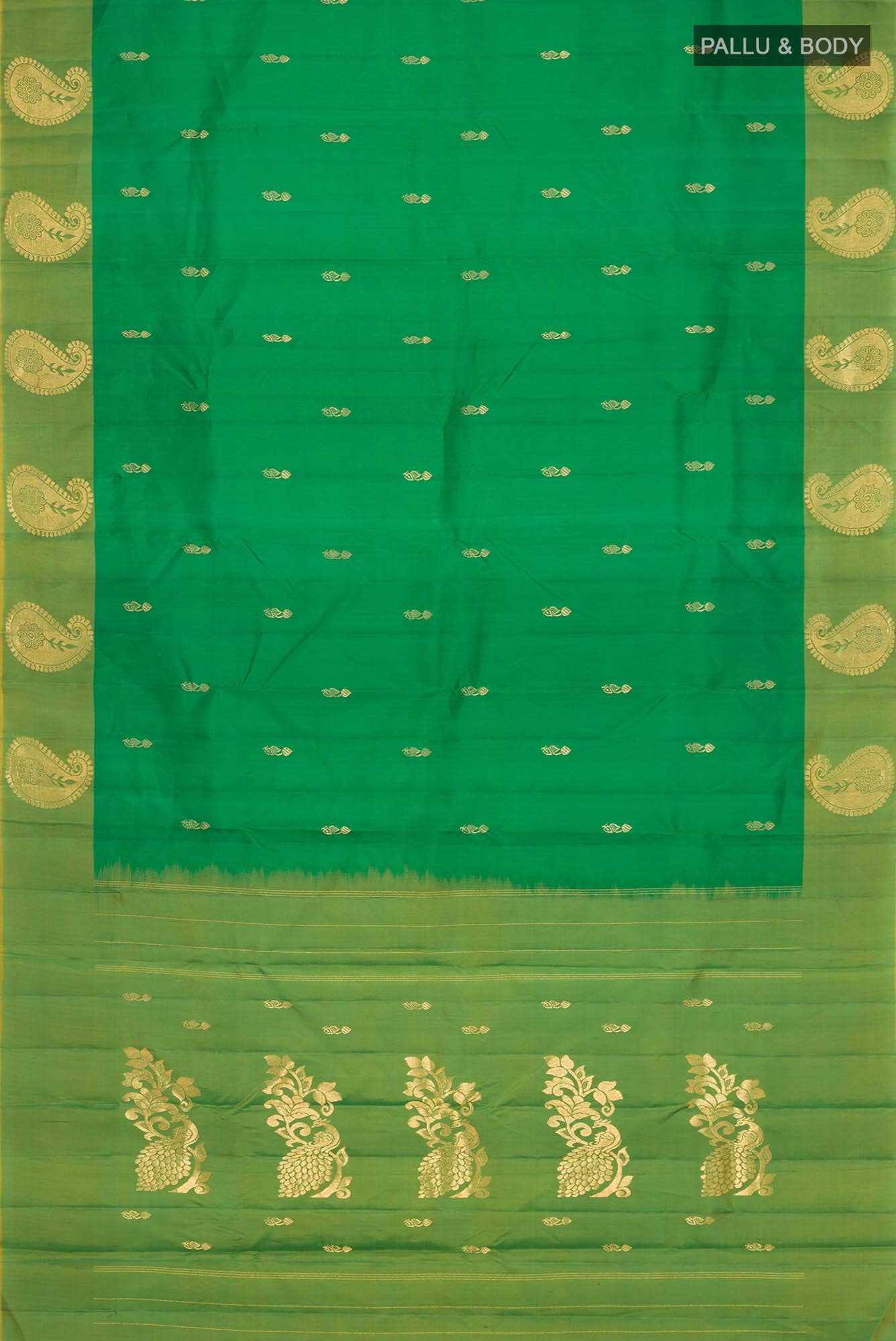 Green Kanchipuram Silk Saree