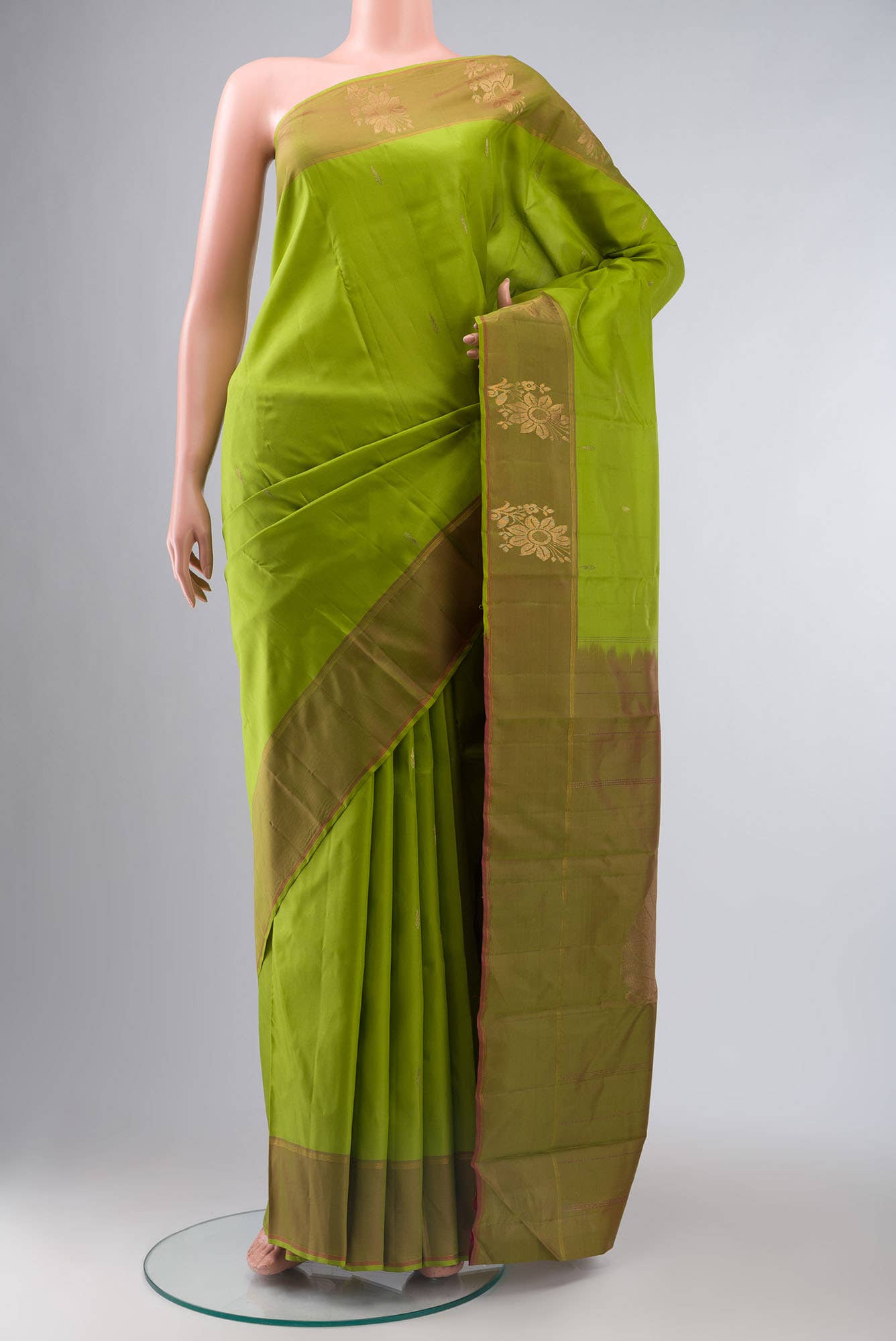 Green Kanchipuram Silk Saree