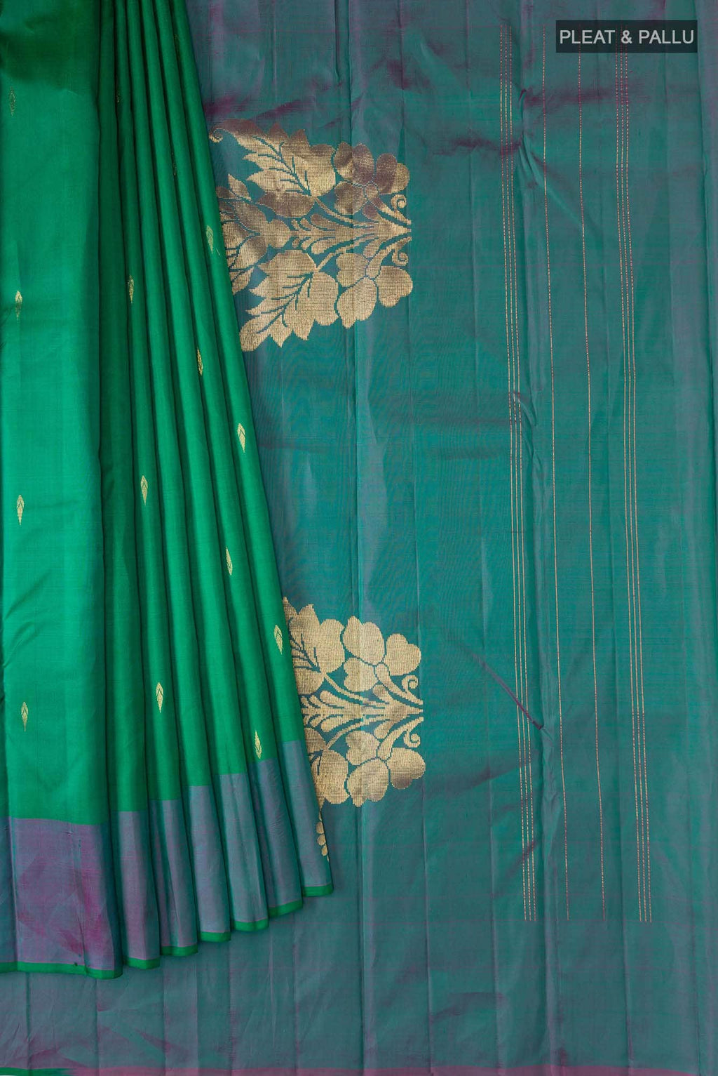 Green Kanchipuram Silk Saree