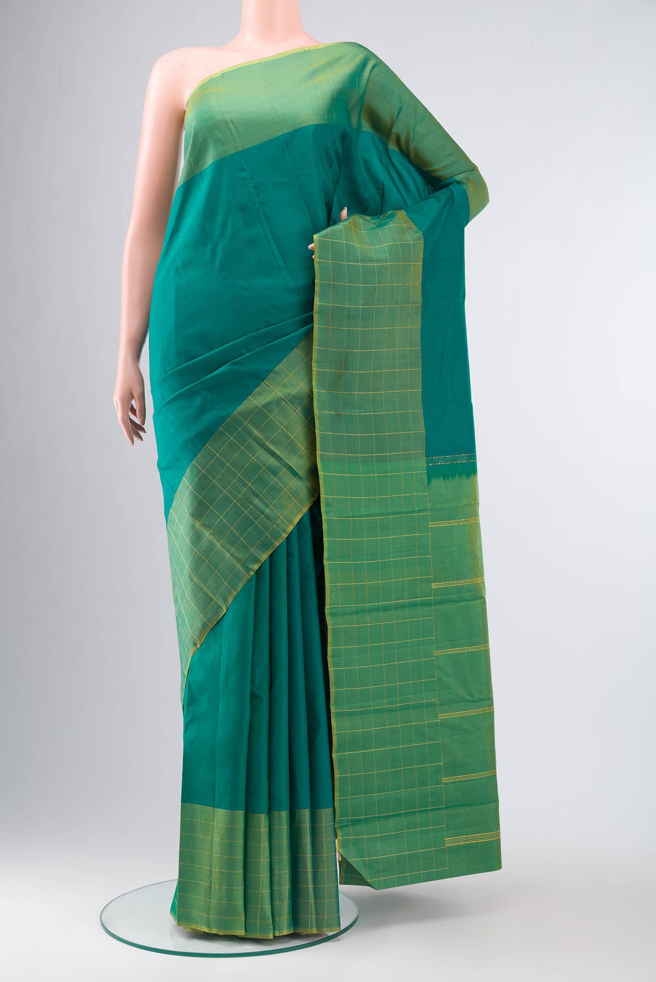 Green Kanchipuram Silk Saree