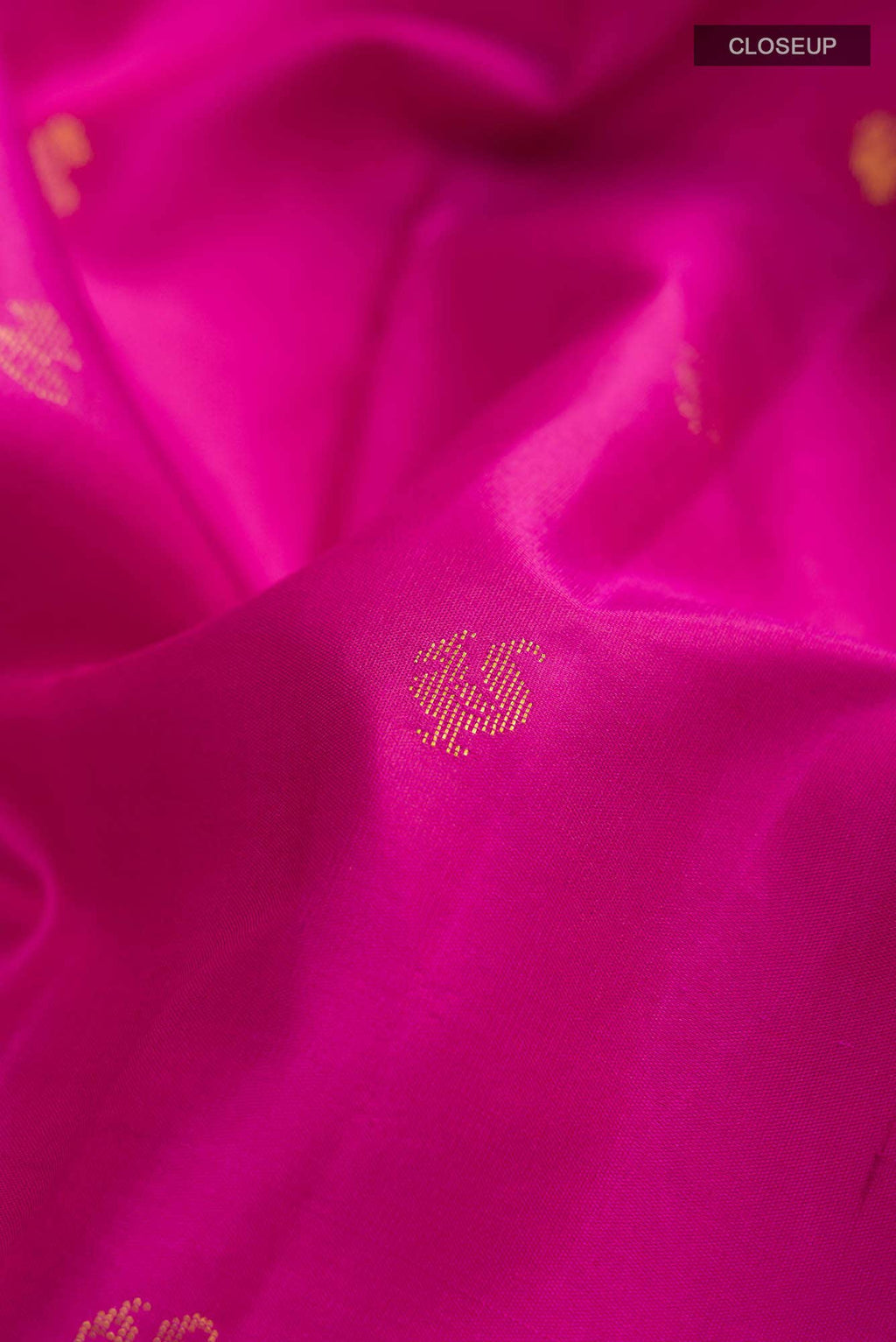 Pure Silk Pure Zari Pink Kanchipuram Saree