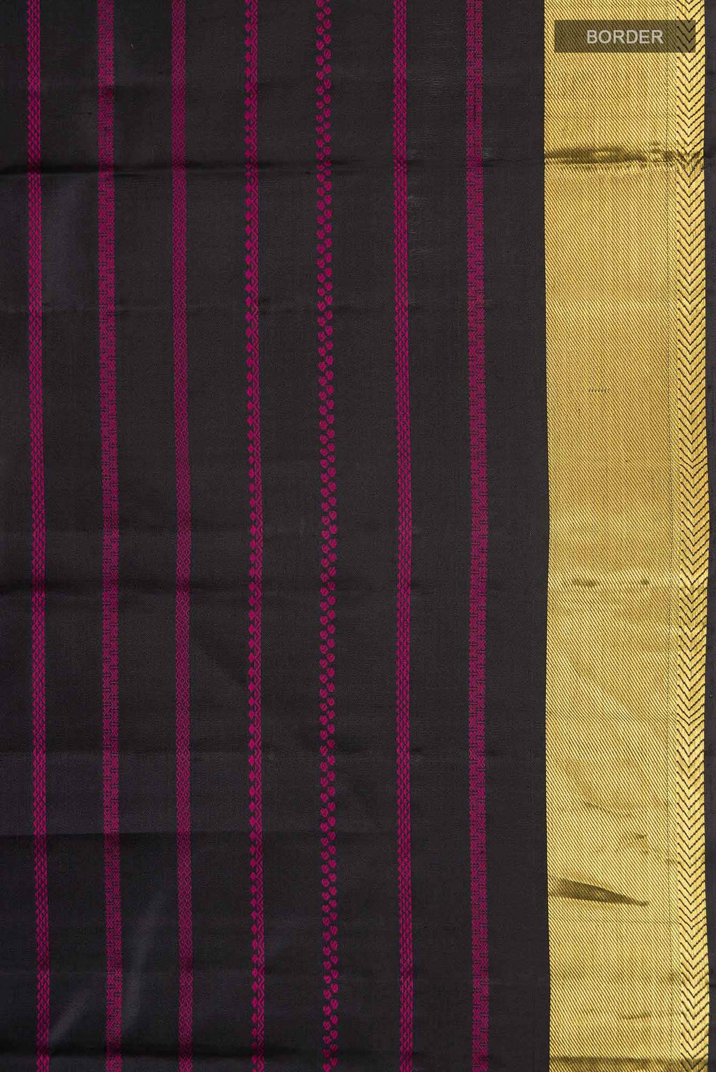 Black Kanchipuram Silk Saree