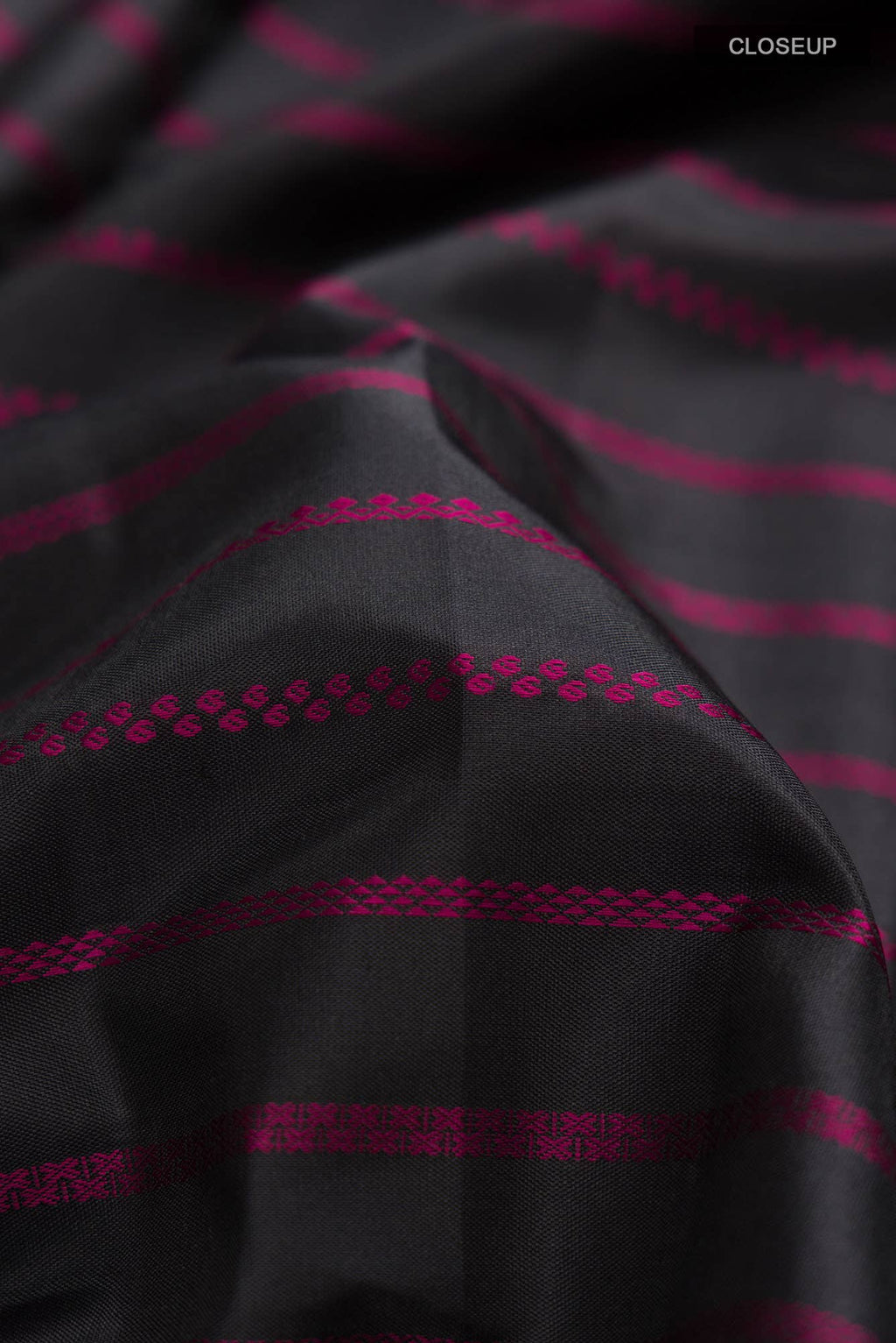 Black Kanchipuram Silk Saree