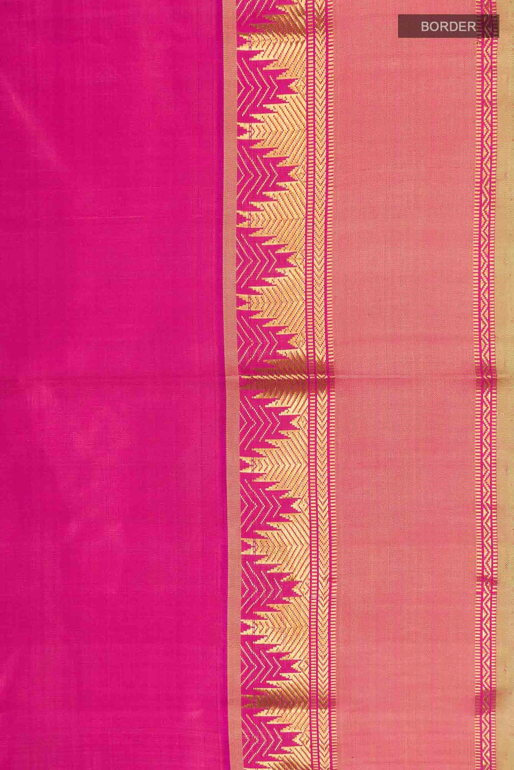 Pink Kanchipuram Silk Saree