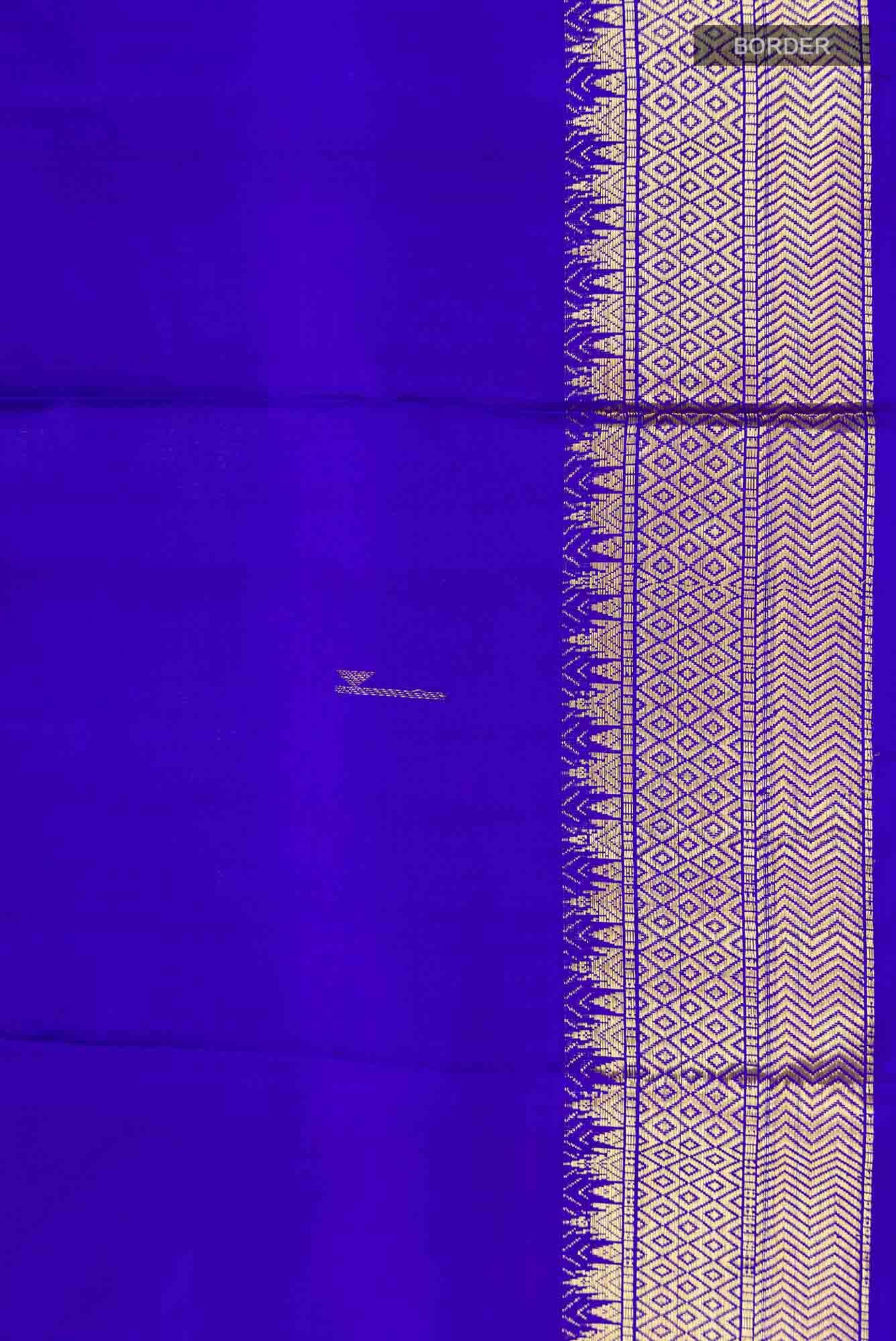 Blue Kanchipuram Silk Saree
