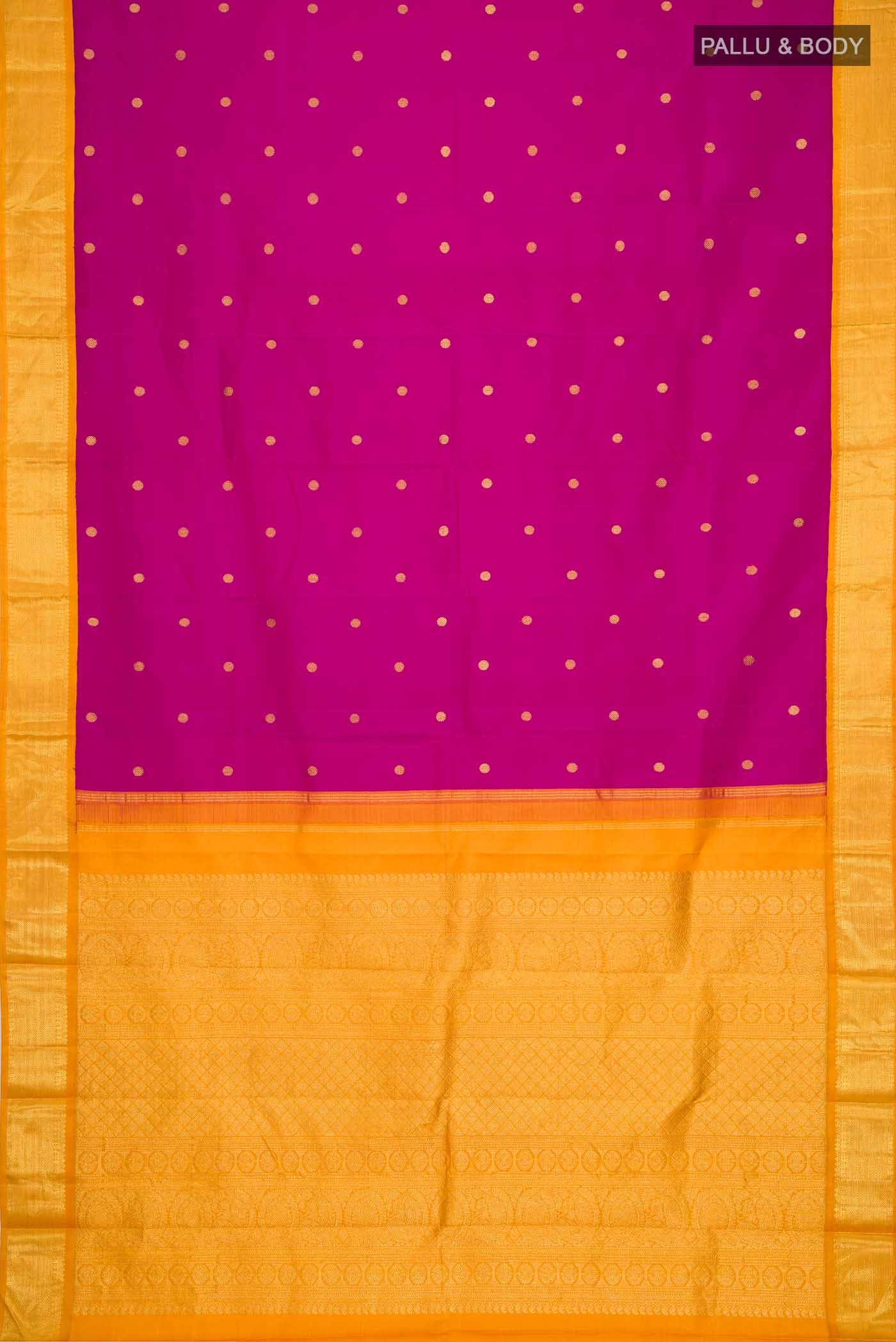 Pink Kanchipuram Silk Saree