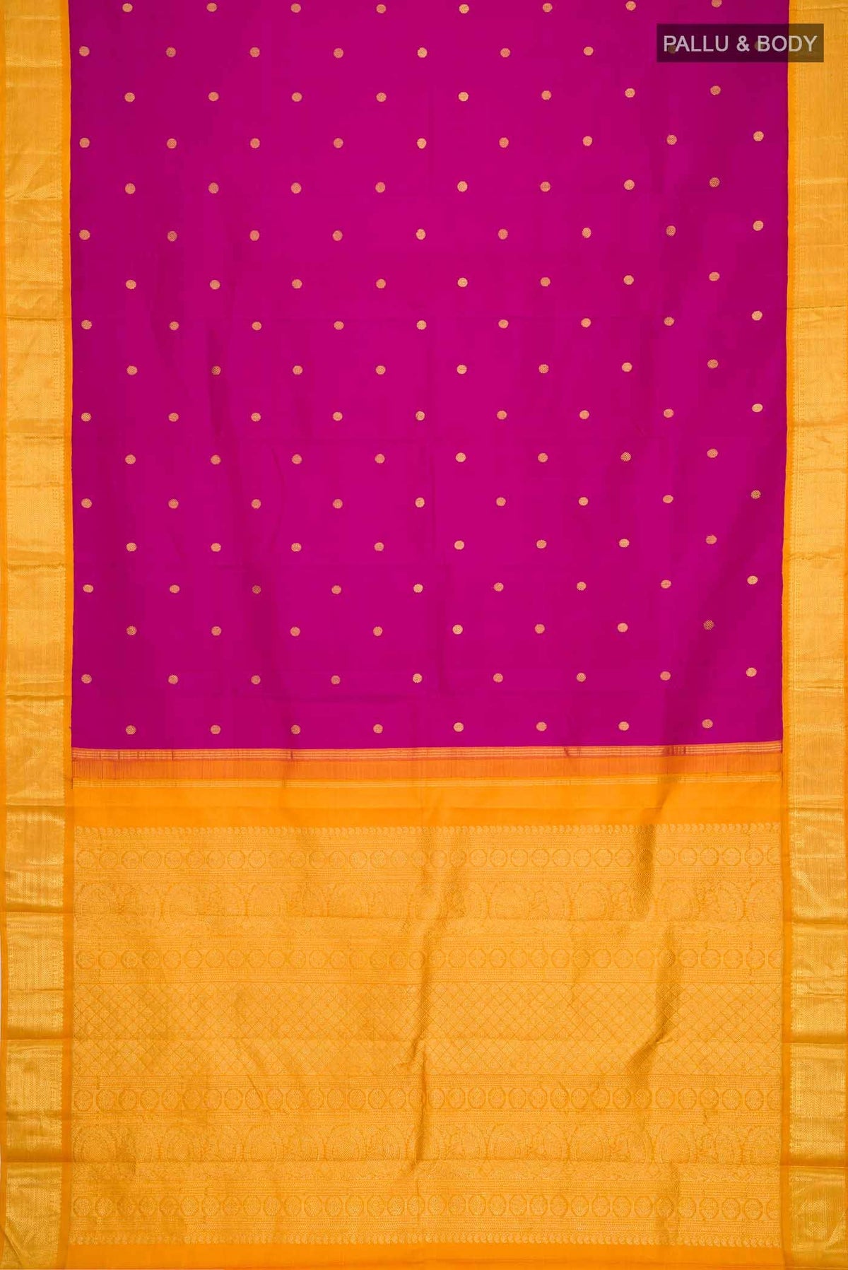 Magenta Kanjivaram Silk Saree