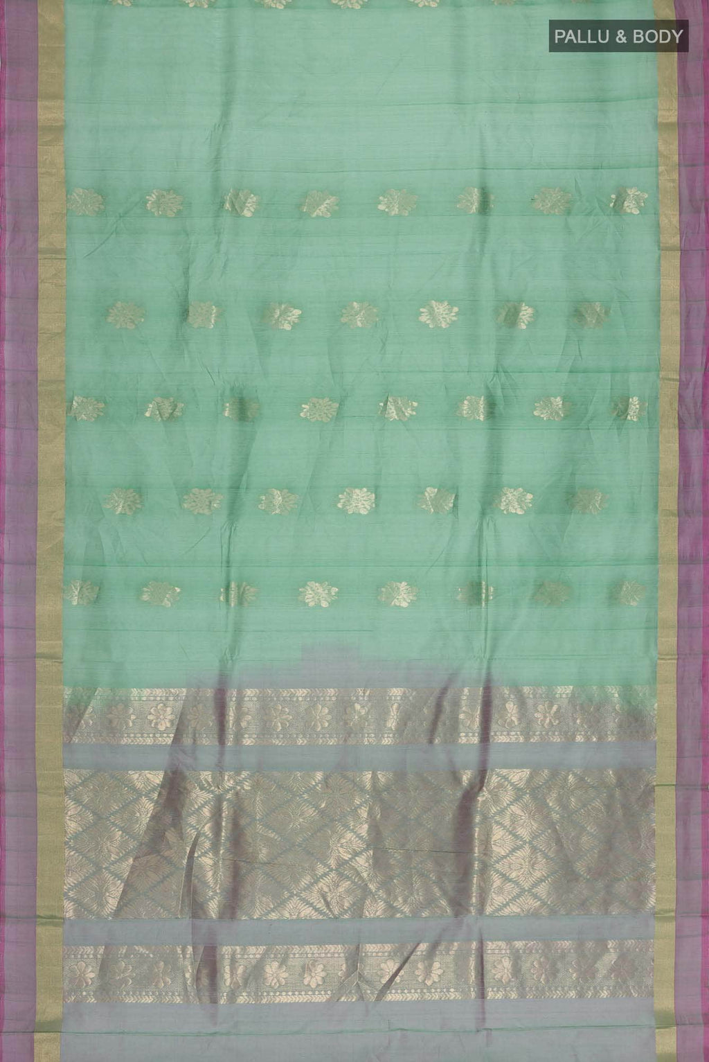 Green Silk Cotton Saree