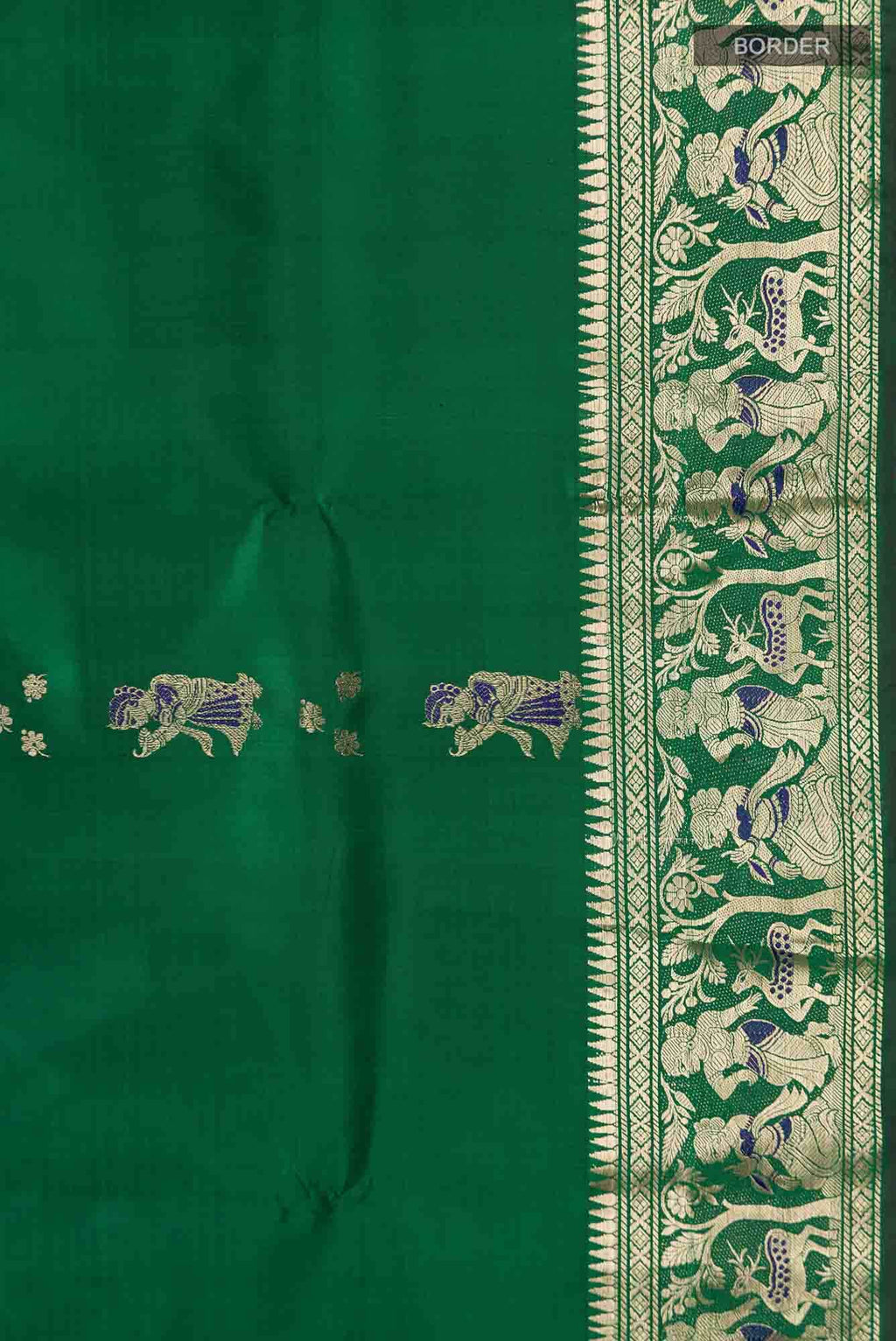 Green Baluchari Silk Saree