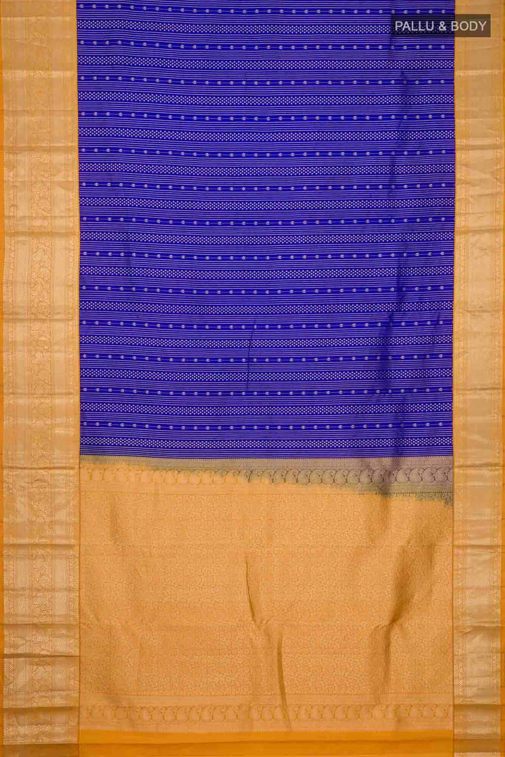 Blue Kanchipuram Silk Saree