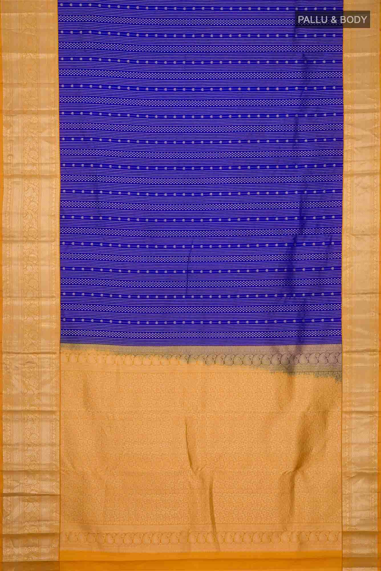Blue Kanchipuram Silk Saree