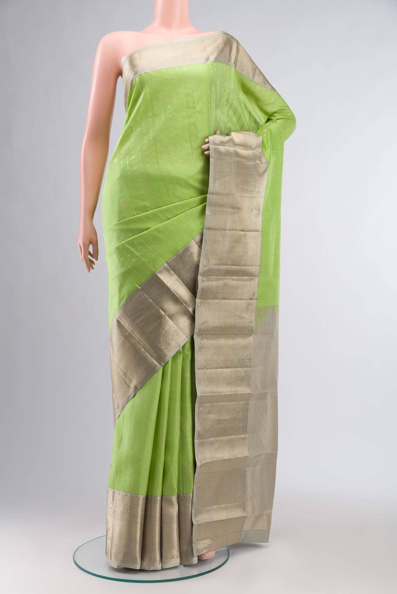 Green Kanchipuram Silk Saree