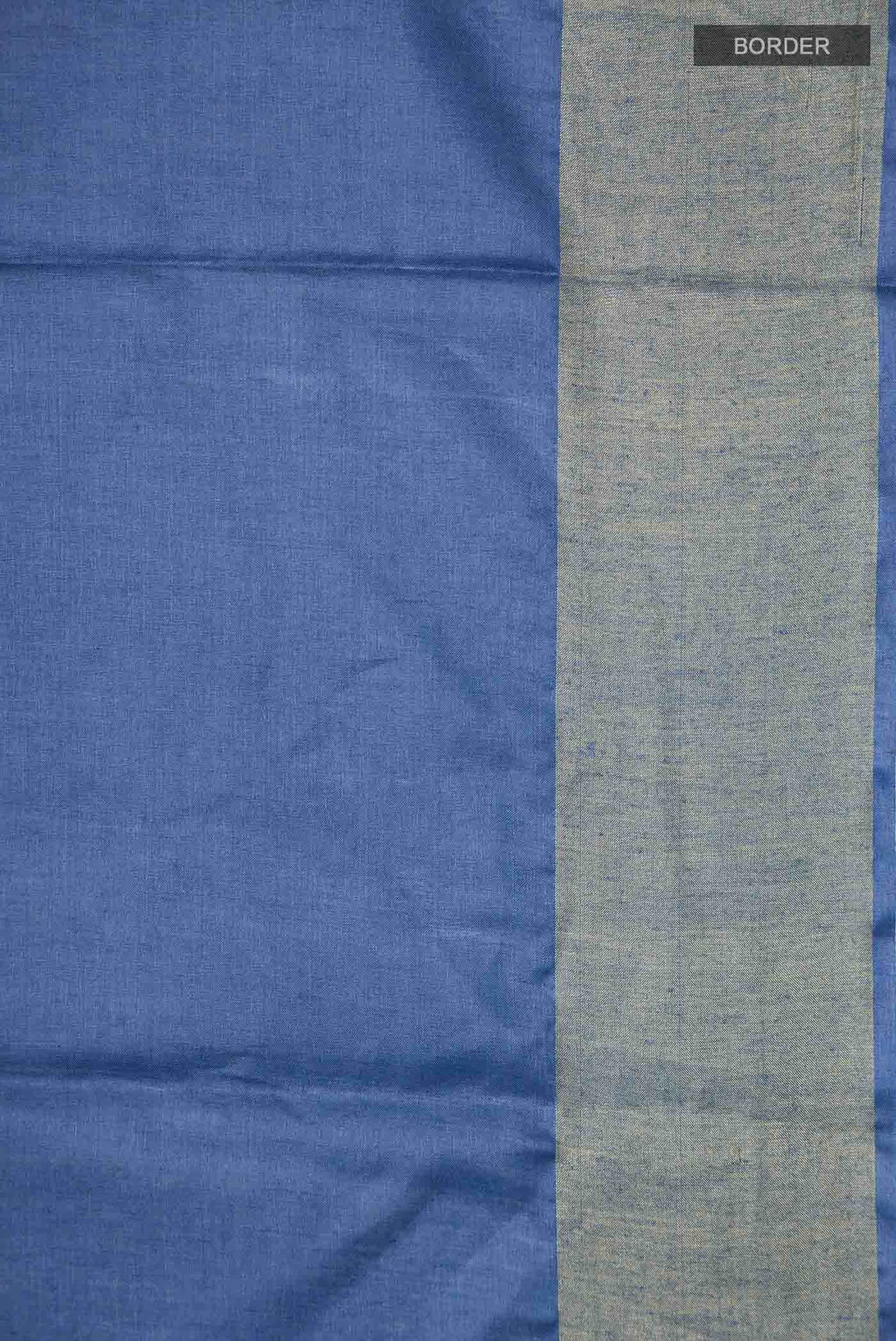 Blue MP Tussar Saree