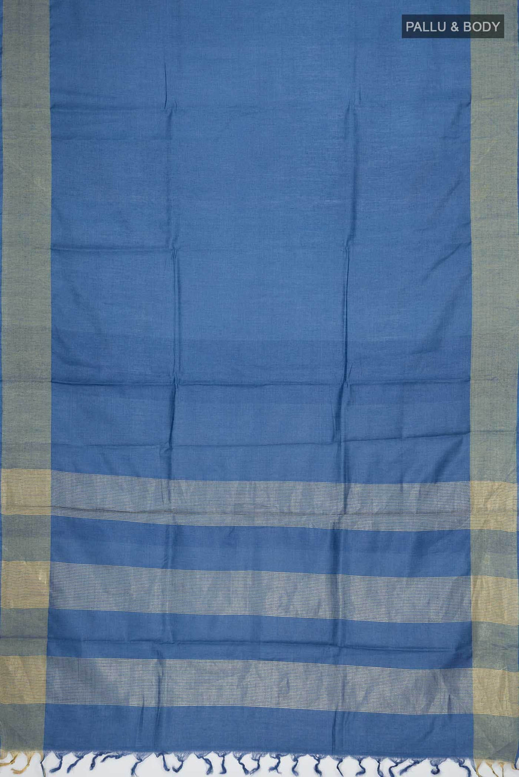 Blue MP Tussar Saree