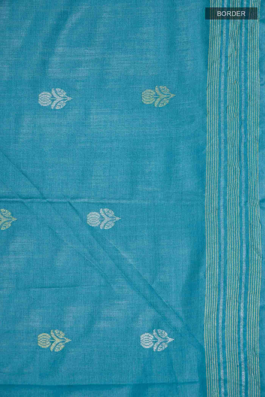 Blue MP Tussar Saree