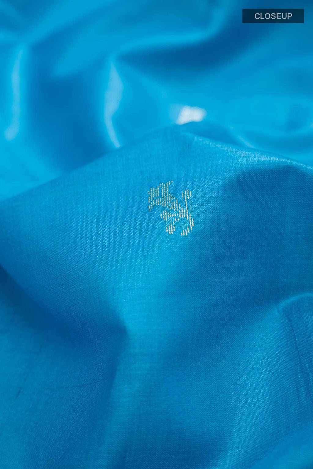 Blue MP Tussar Saree