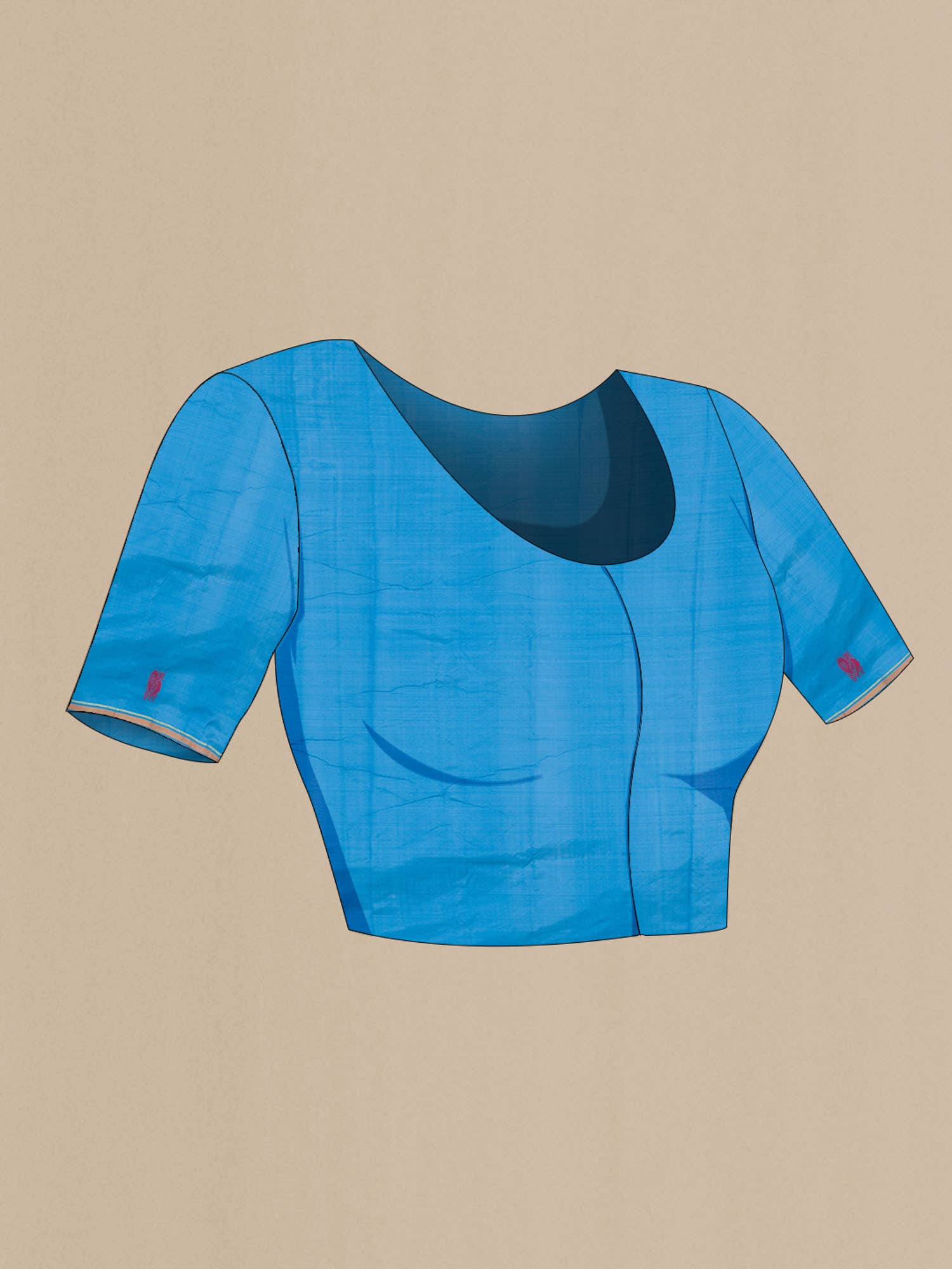 Blue Kanchipuram Silk Saree