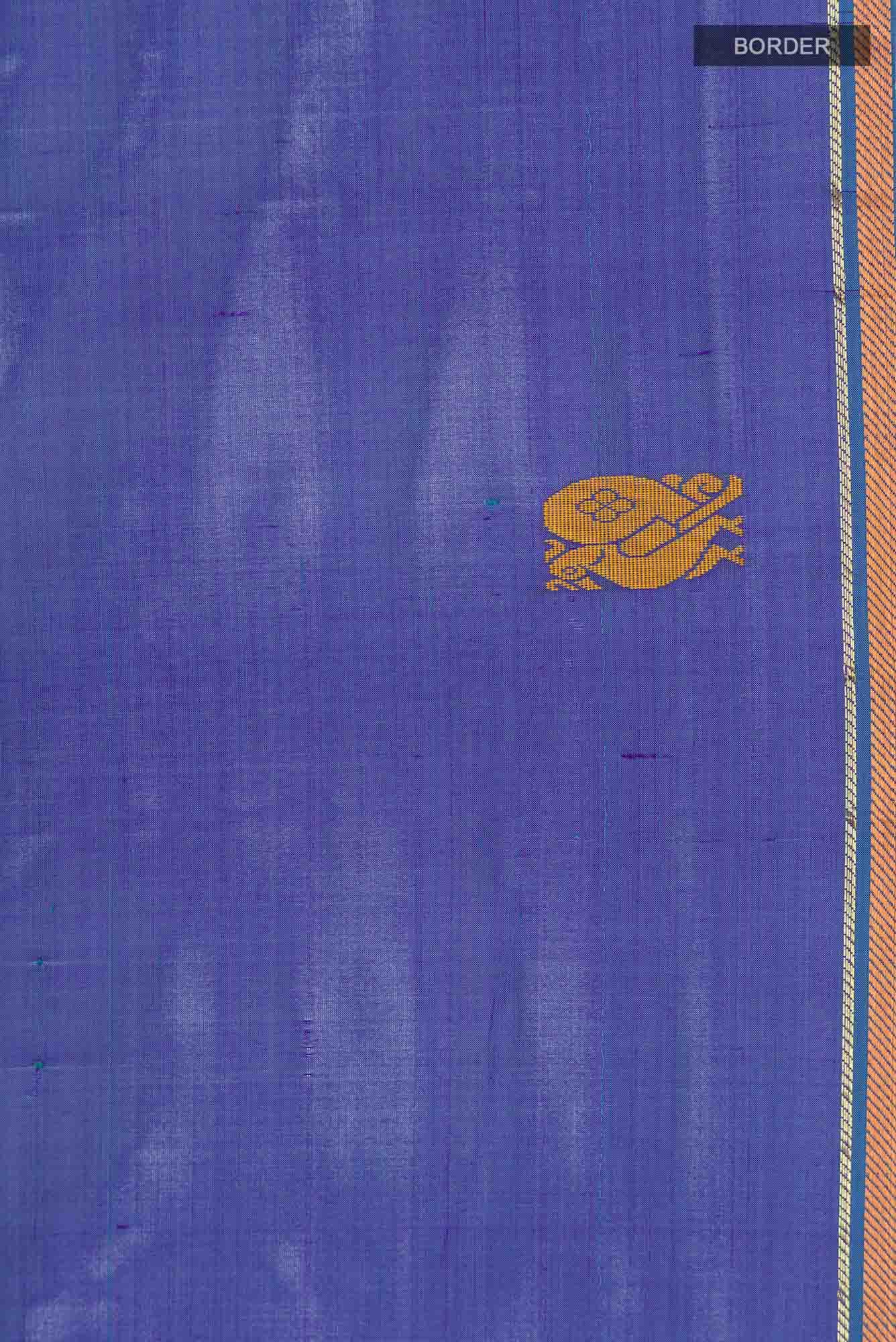 Blue Kanchipuram Silk Saree