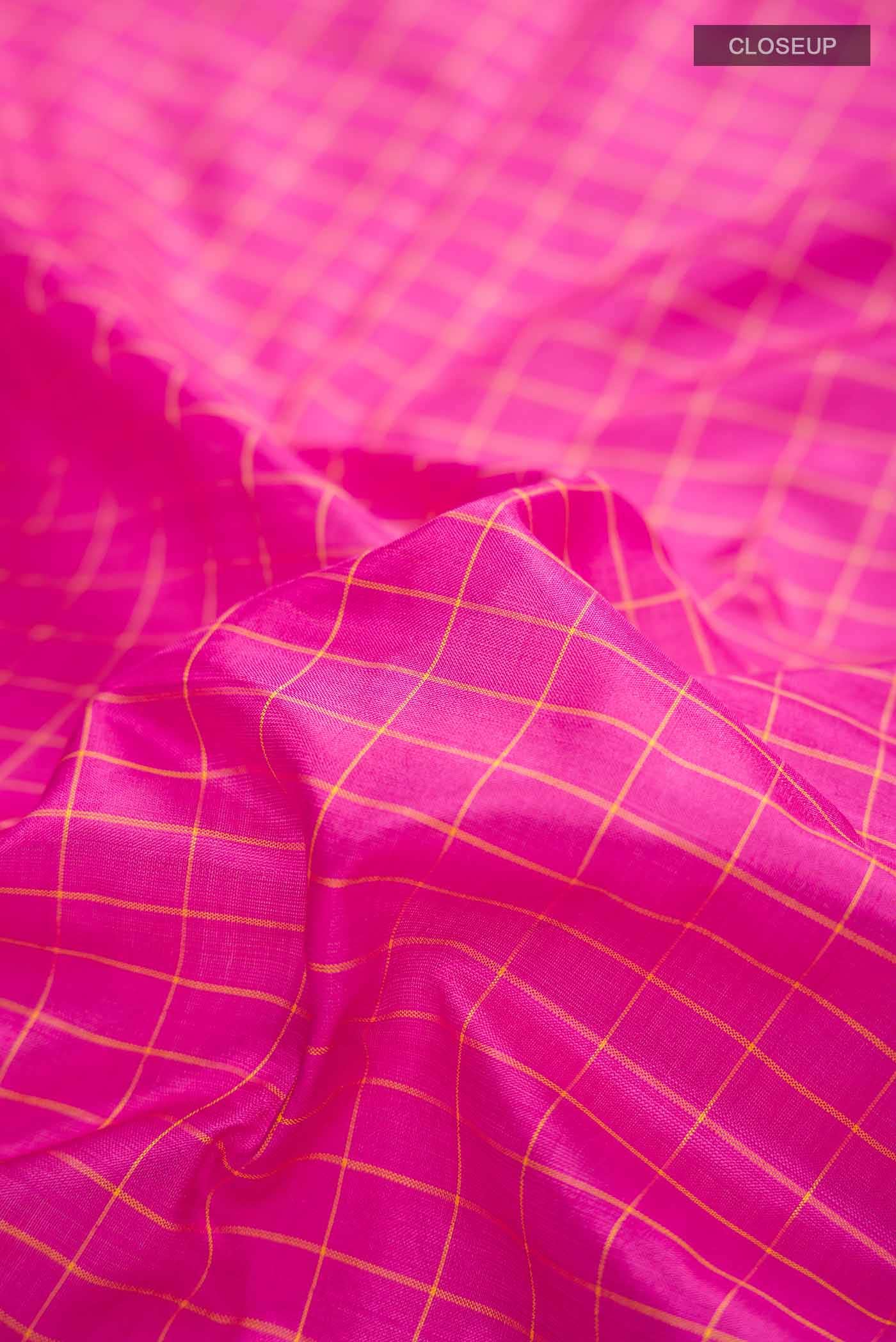 Rani Pink Kanchipuram Silk Saree