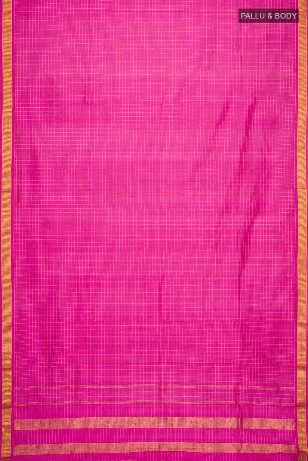 Rani Pink Kanchipuram Silk Saree