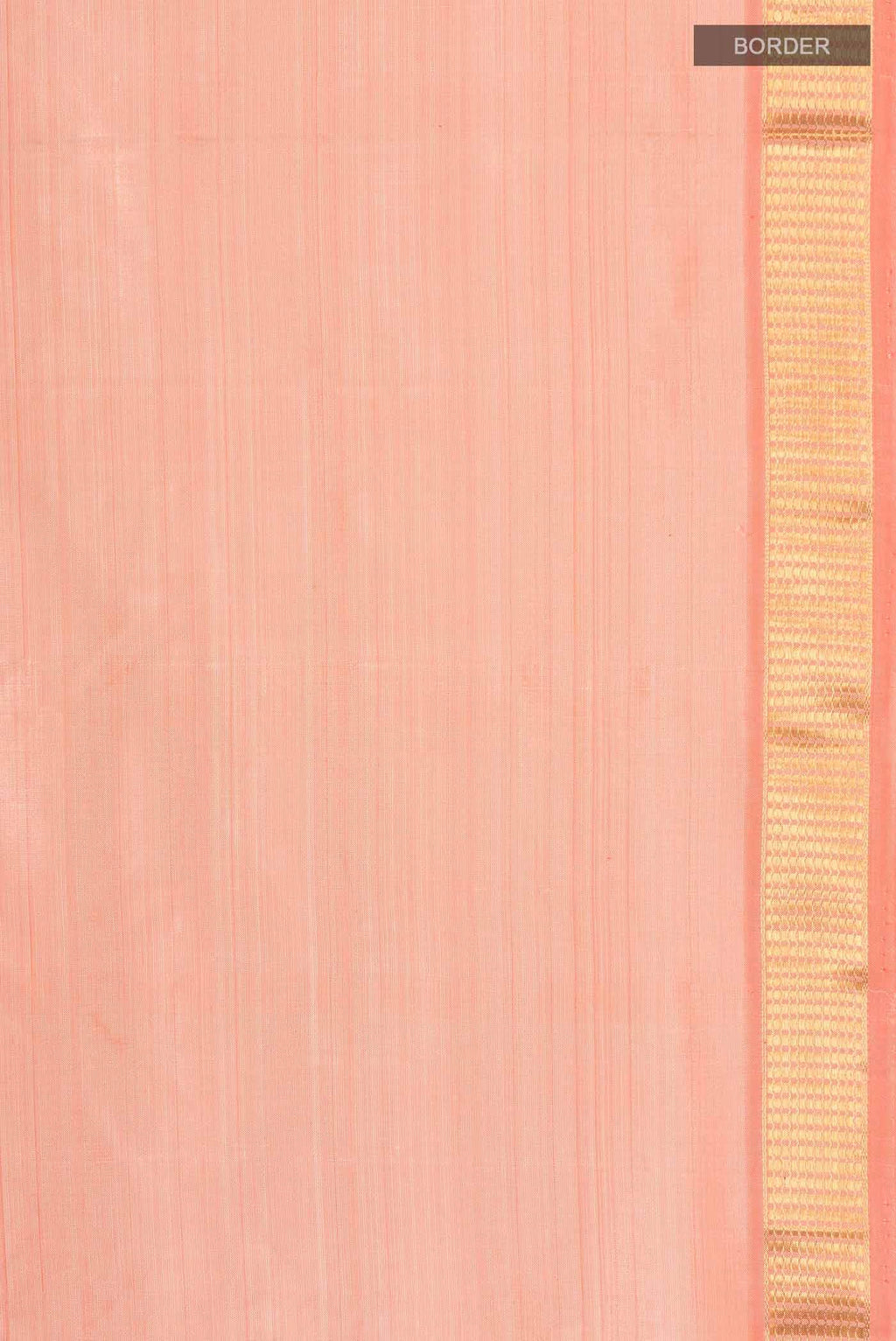 Peach Kanchipuram Silk Saree