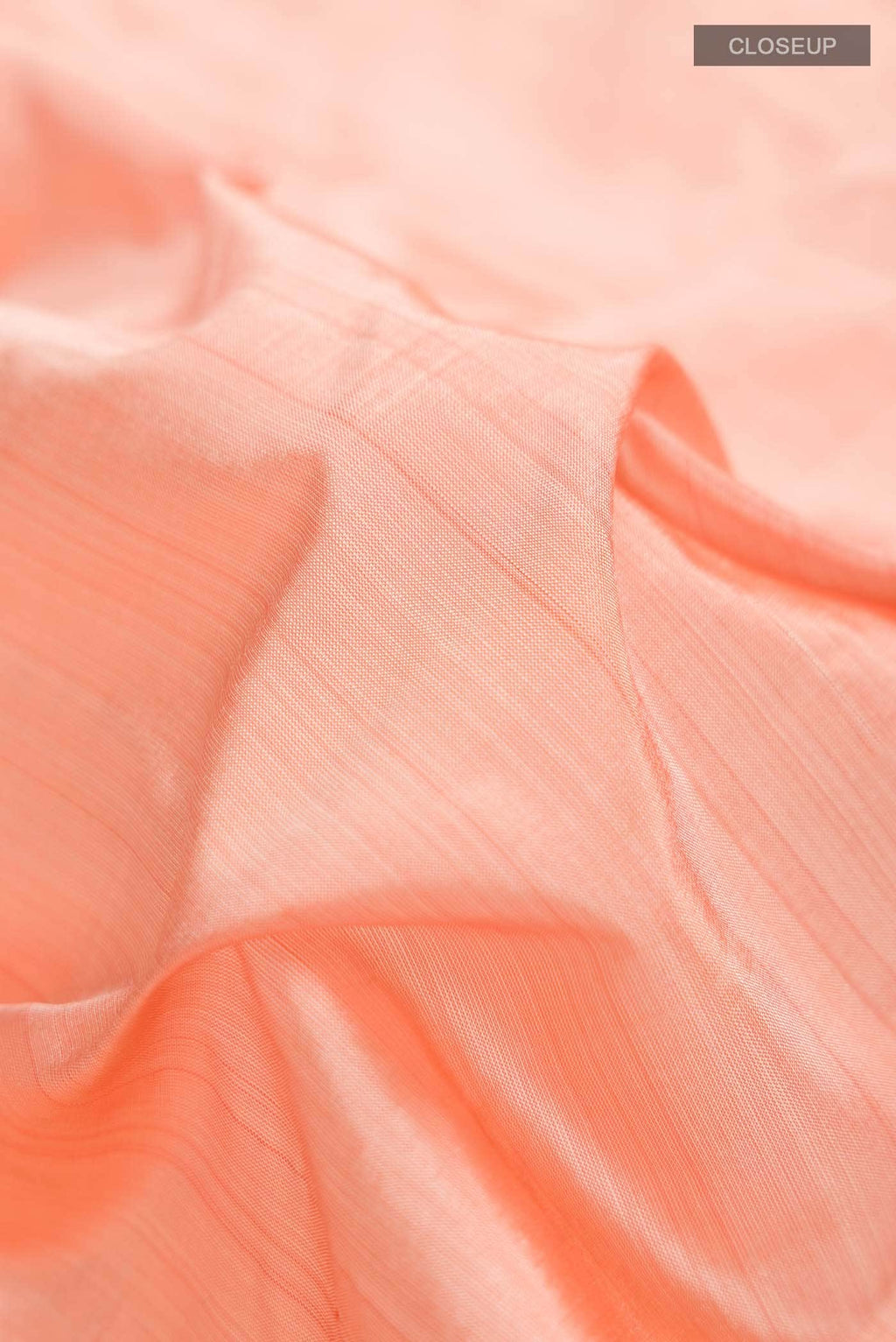 Peach Kanchipuram Silk Saree