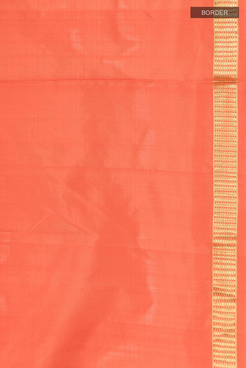 Orange Kanchipuram Silk Saree