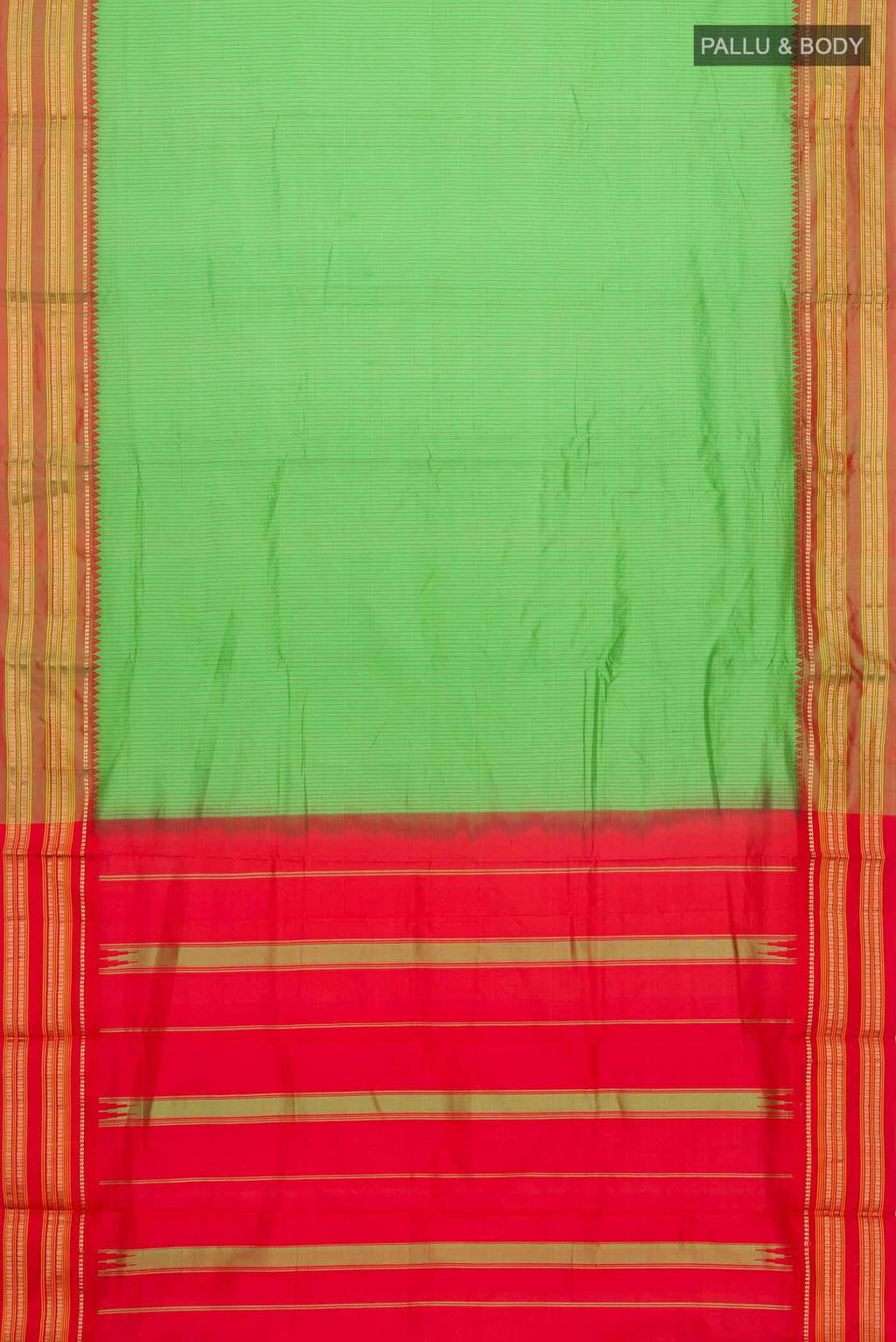 Green Narayanpet Silk Saree
