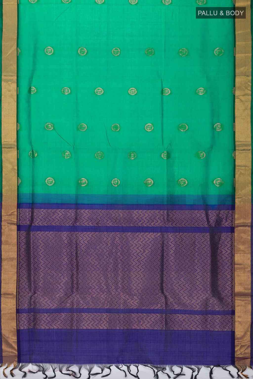 Green Silk Cotton Saree
