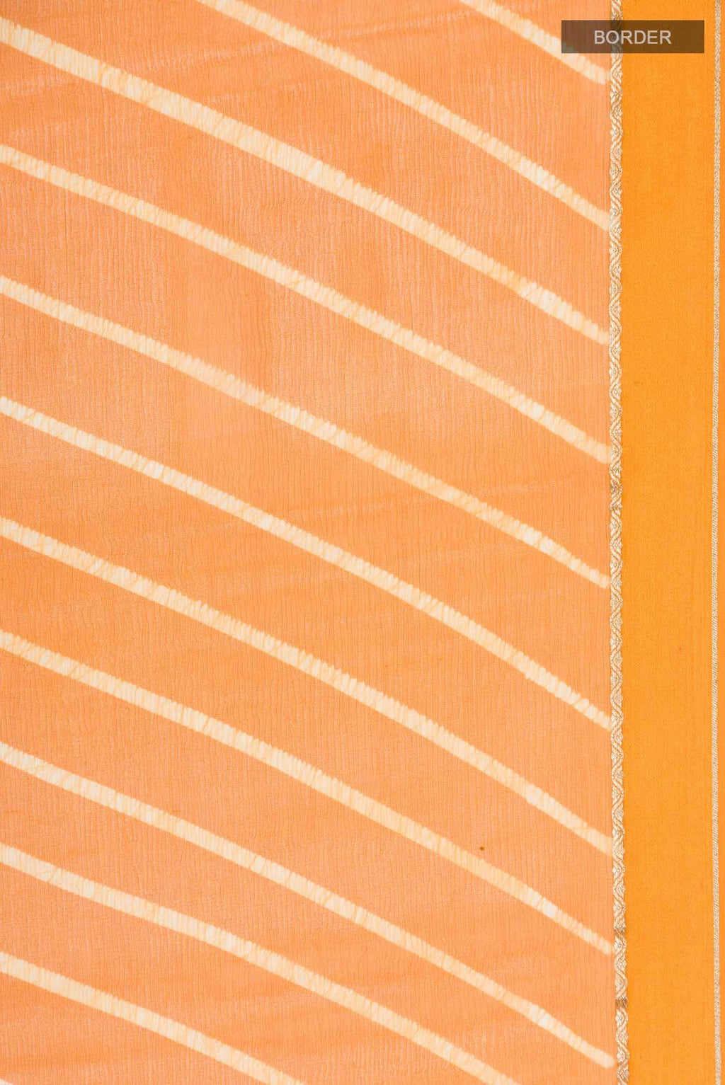 Orange Mysore Chiffon Saree