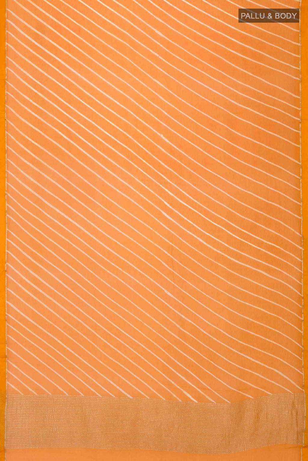 Orange Mysore Chiffon Saree