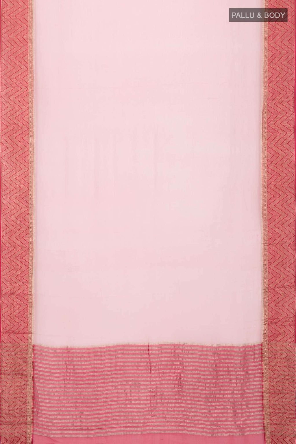 Coral Mysore Chiffon Saree
